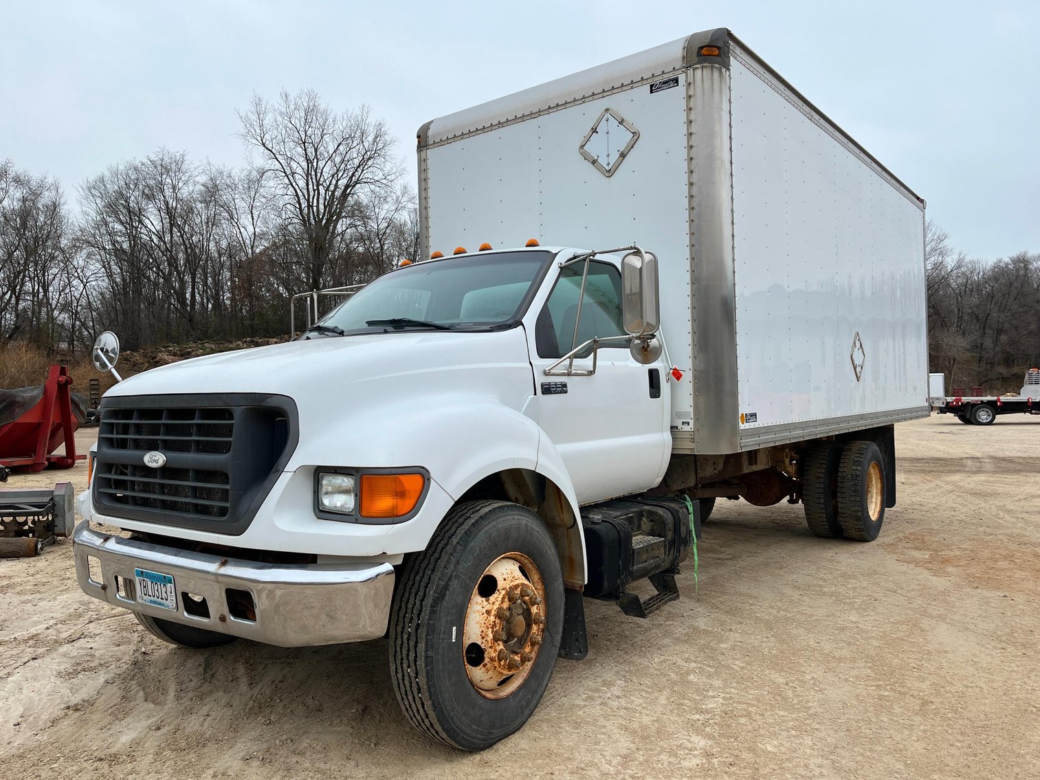 Roll off Dumpsters, 2000 Ford 650 Box Truck, 2013 Toro Ground Master 3500G, & Shop Equipment