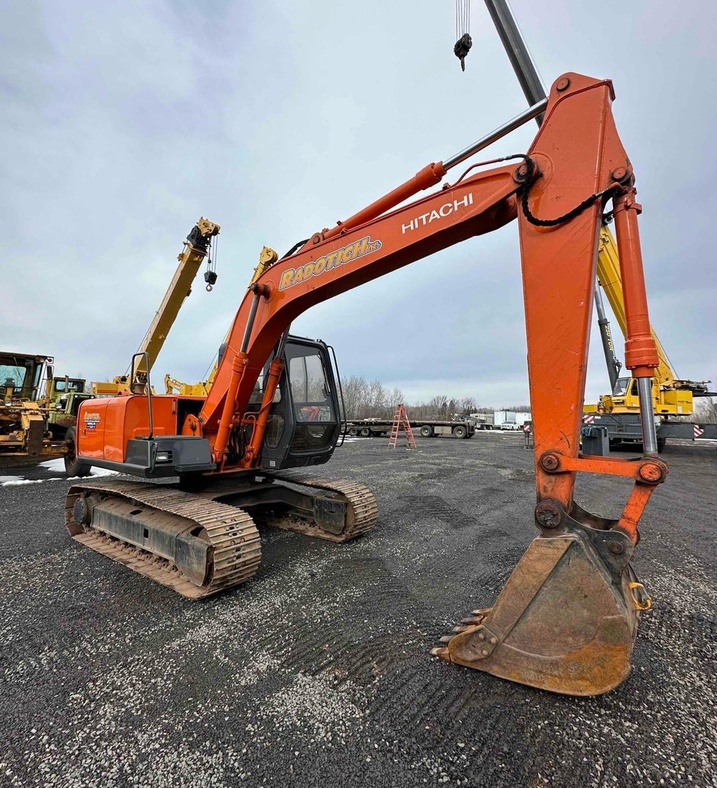 Hitachi EX100-2 Excavator, Grove RT 58 14-Ton Crane & Construction Equipment