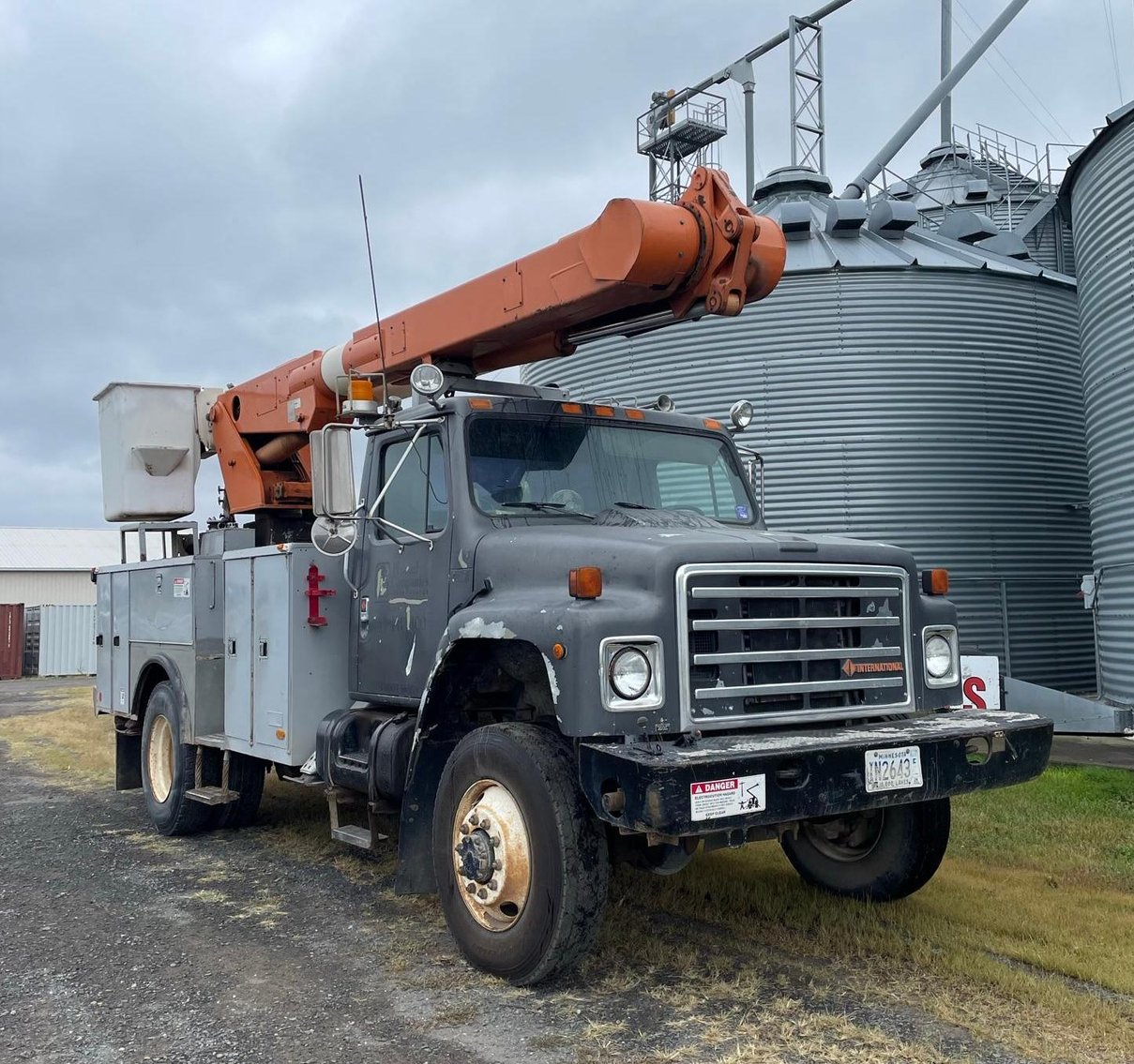 1989 International S1800 Boom Truck, Plows, Honda 4-Wheeler