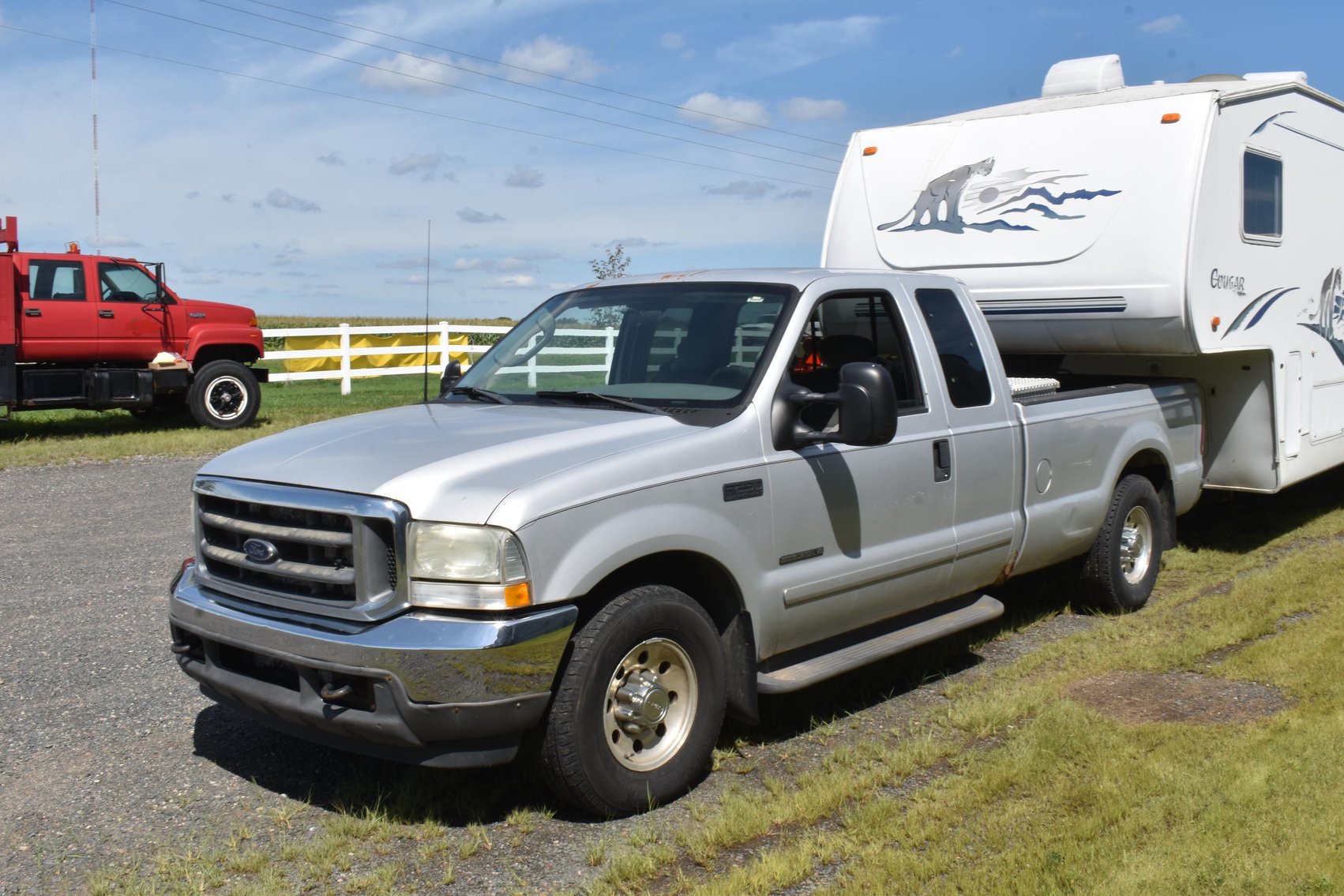 2003 Ford F-250 Extended Cab, 2002 Cougar By Keystone Camper, 18' Enclosed Trailer