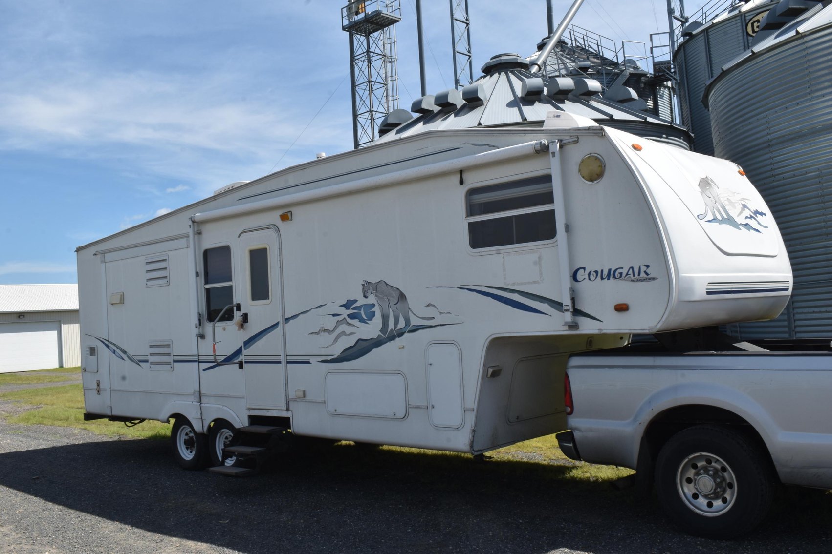 2003 Ford F-250 Extended Cab, 2002 Cougar By Keystone Camper, 18' Enclosed Trailer