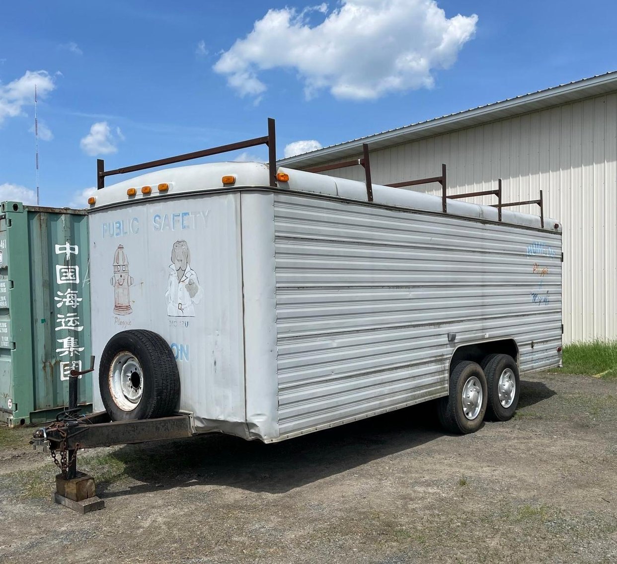 2003 Ford F-250 Extended Cab, 2002 Cougar By Keystone Camper, 18' Enclosed Trailer