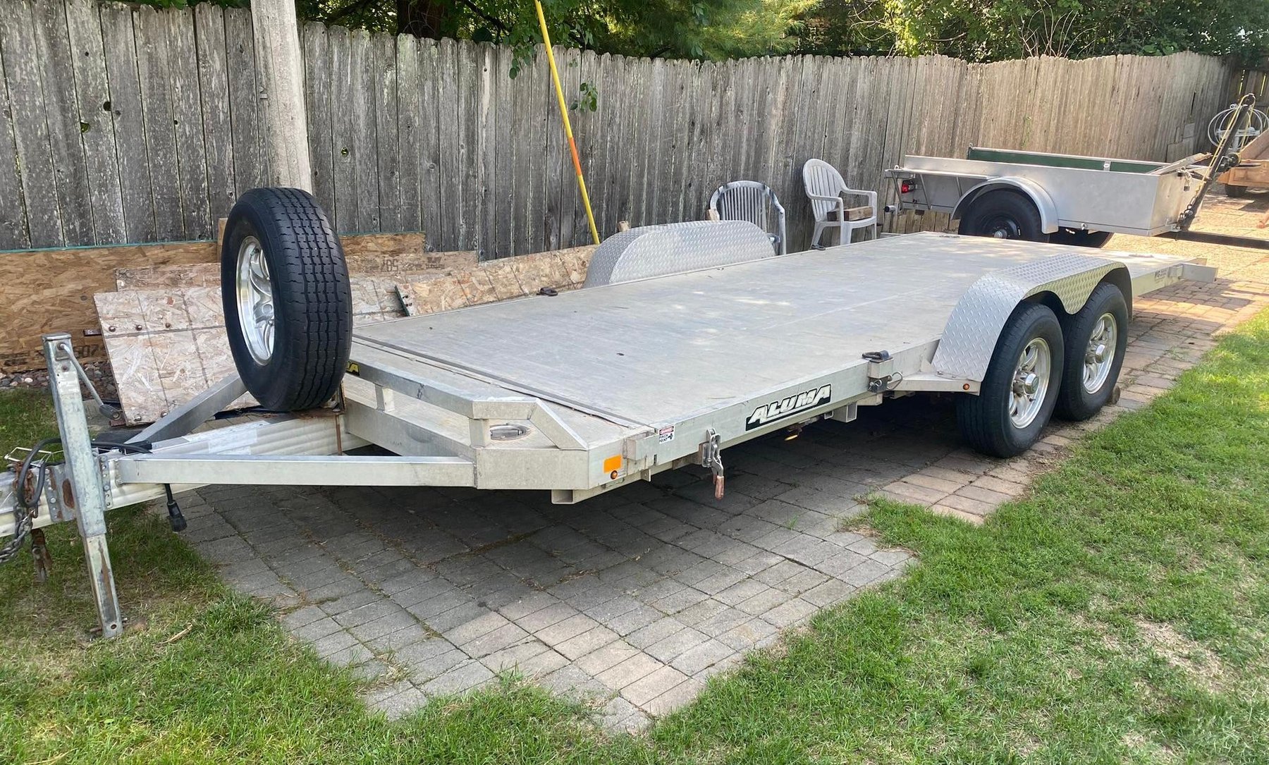 2018 Aluma Aluminum Tilting Car Trailer