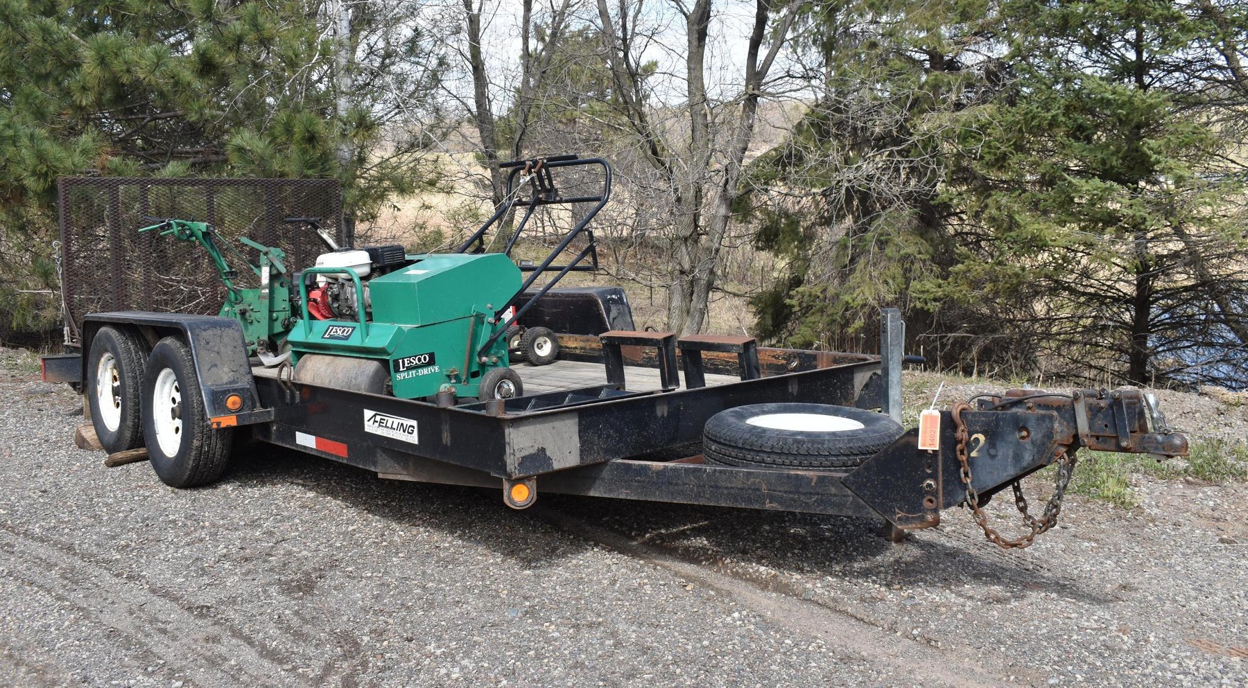 1999 Felling Trailer With Ramp