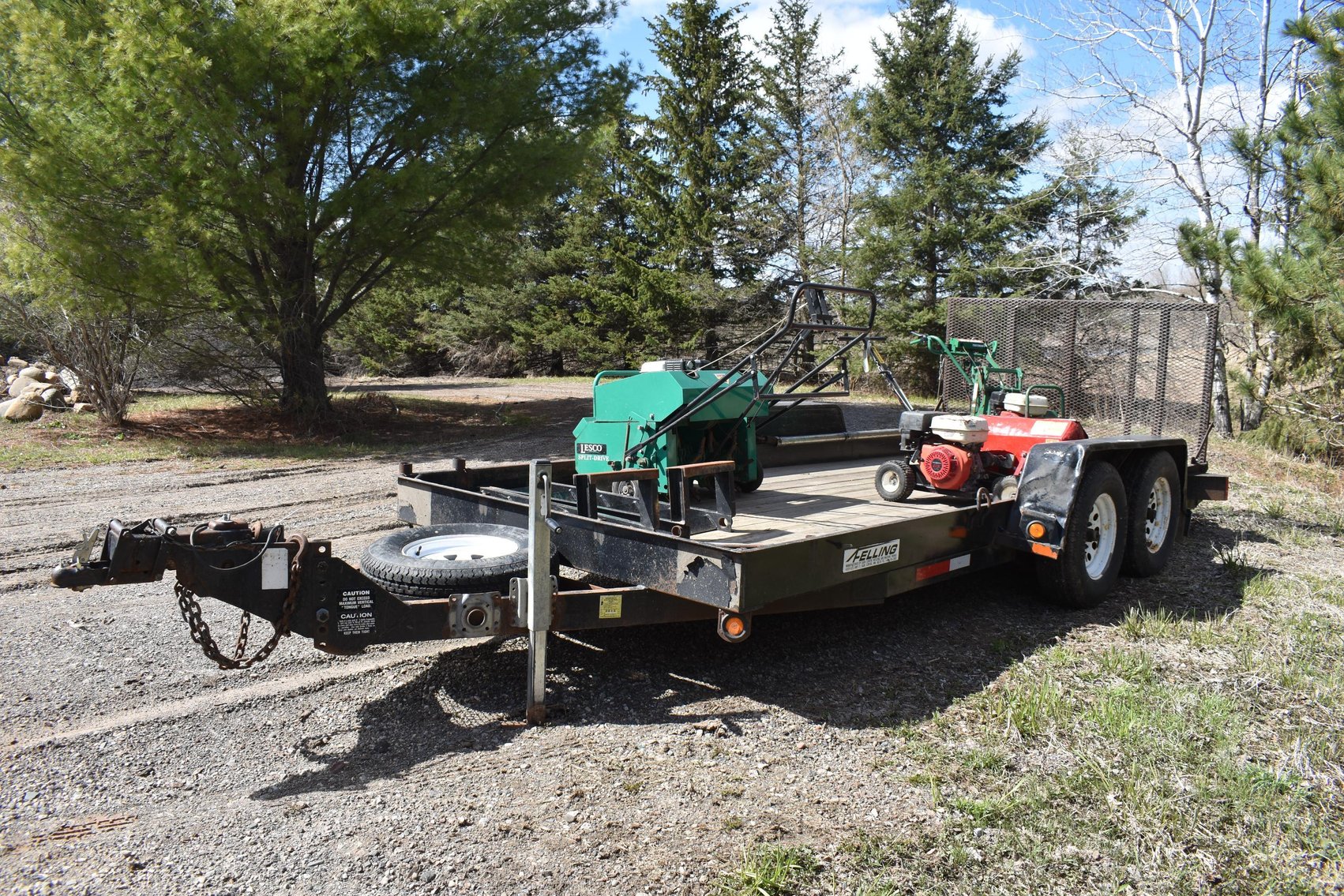 1999 Felling Trailer With Ramp