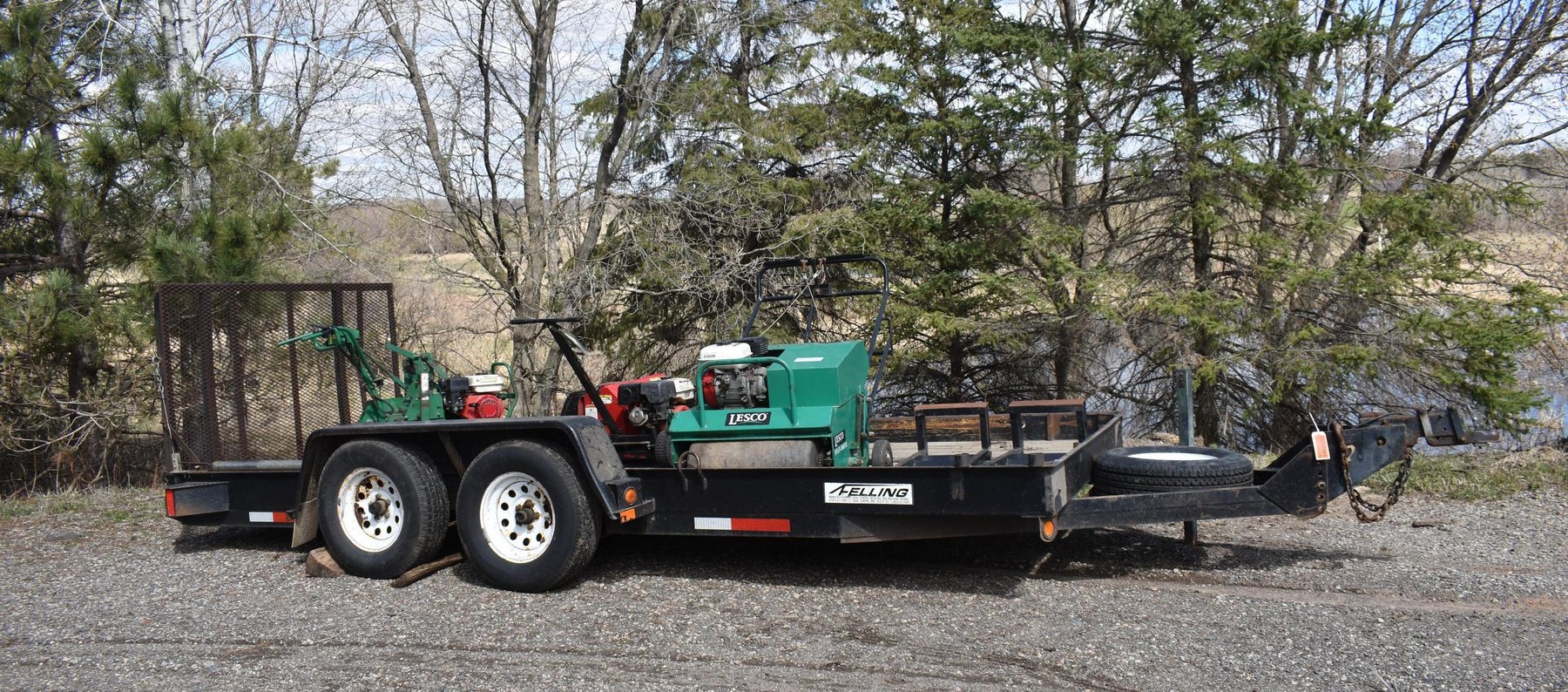 1999 Felling Trailer With Ramp