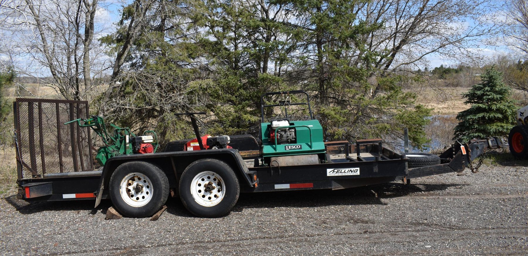 1999 Felling Trailer With Ramp