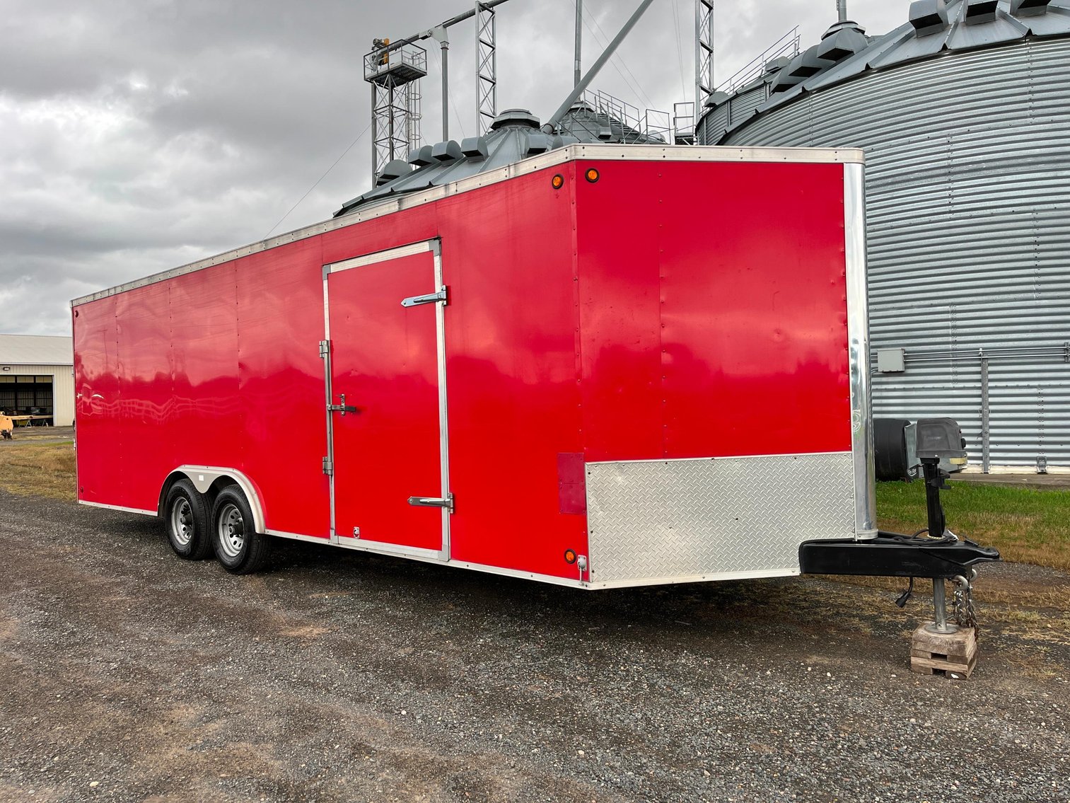 2011 Ford F-350 With 9' Hiniker Plow, 2010 Storm 23' Enclosed Trailer, Exmark Lawn Mowers