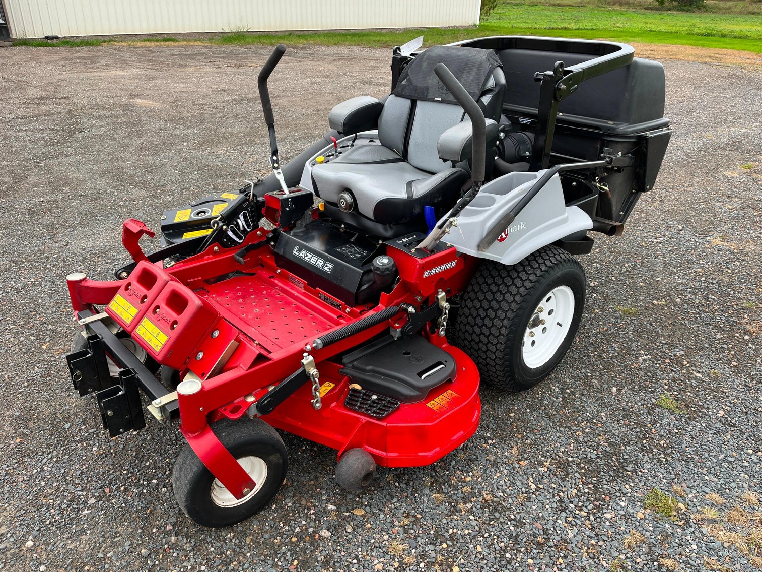 2011 Ford F-350 With 9' Hiniker Plow, 2010 Storm 23' Enclosed Trailer, Exmark Lawn Mowers