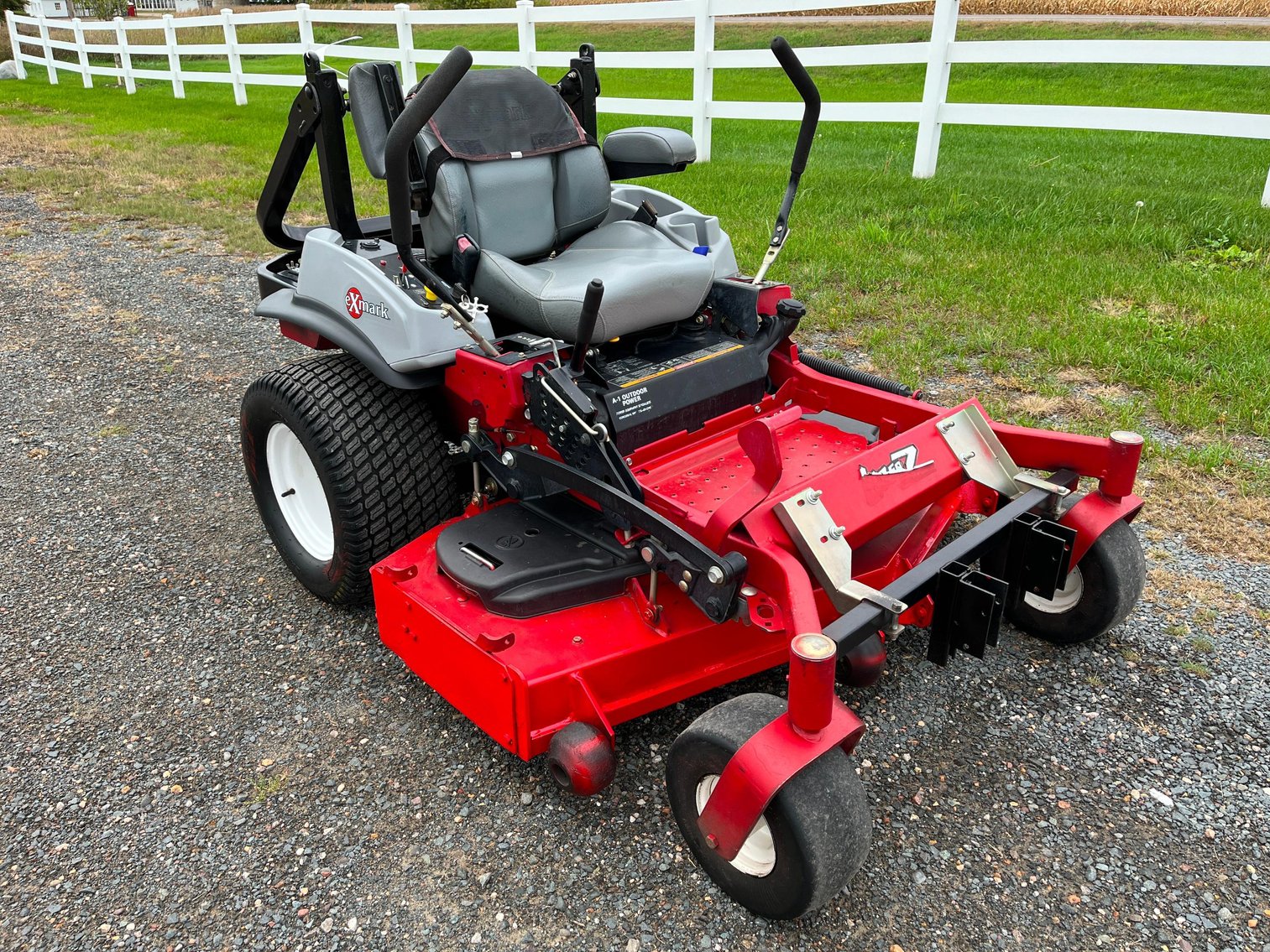 2011 Ford F-350 With 9' Hiniker Plow, 2010 Storm 23' Enclosed Trailer, Exmark Lawn Mowers