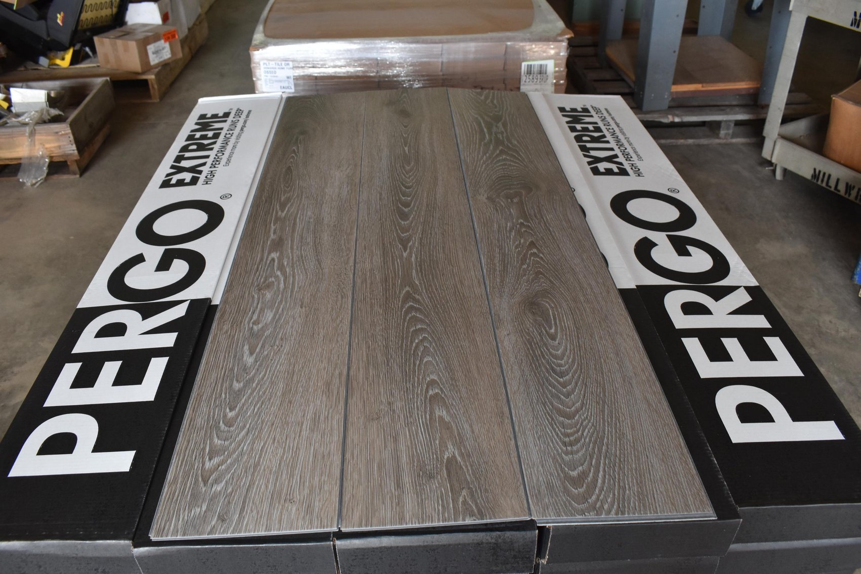 New Waterproof Vinyl Snap Together Flooring: Pergo and USA Made