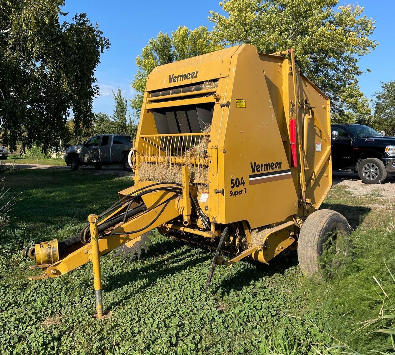 Farm Machinery: John Deere 5420 Tractor, H&H 18' Trailer