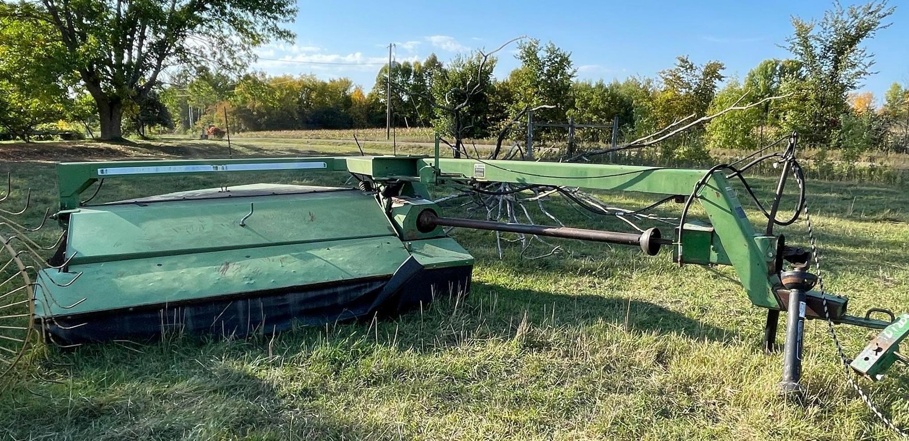 Farm Machinery: John Deere 5420 Tractor, H&H 18' Trailer