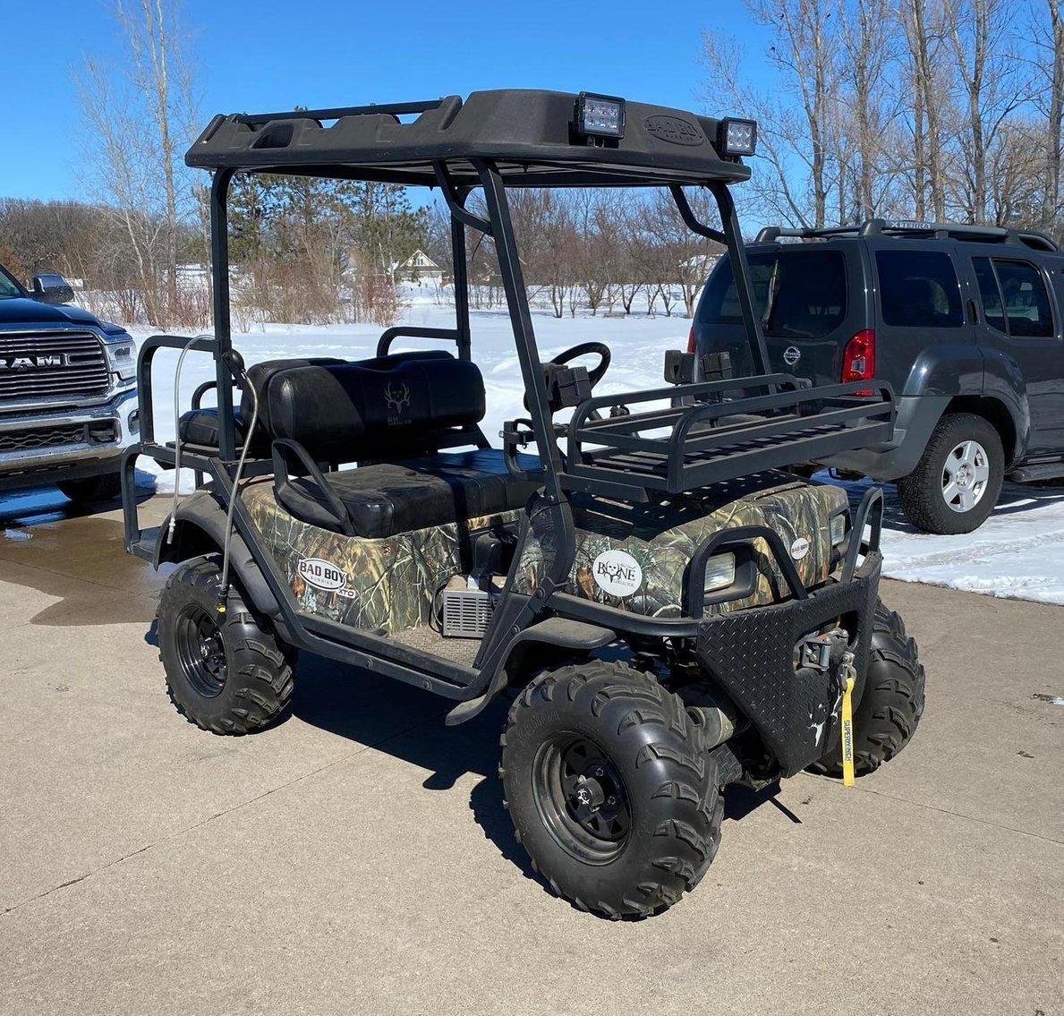 2019 Cat 242D3 Skid Loader & Attachments, 2021 PJ Dump Trailer, (2) Harley Davidson's