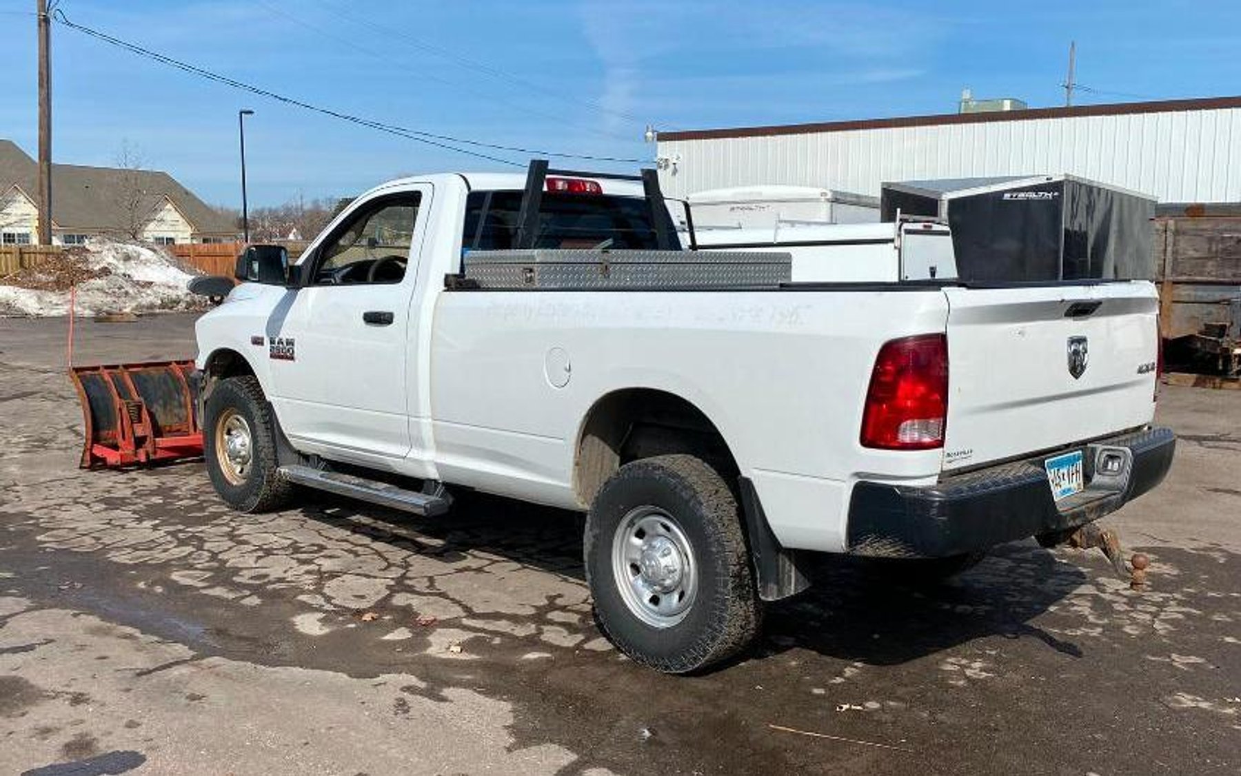 2014 Dodge Ram 2500 4WD With Hiniker Plow Mount and Controller