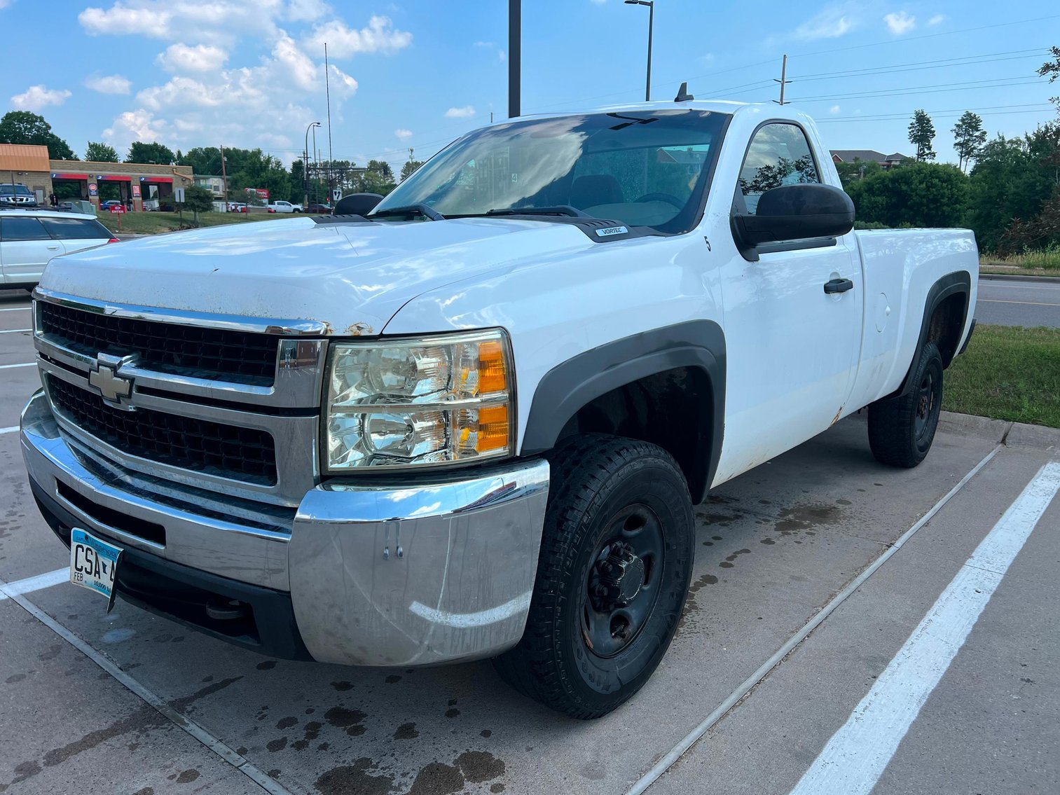 (3) Chevrolet Silverado 2500 Trucks, (4) 14' Enclosed Trailers