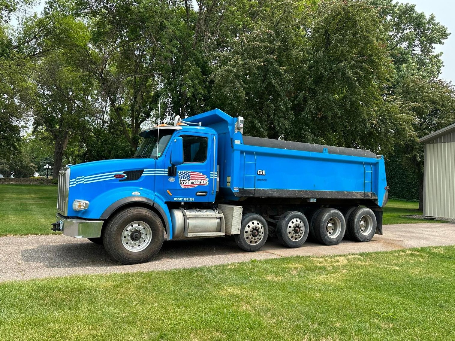 2018 Peterbilt 567 Quad Axle Dump Truck