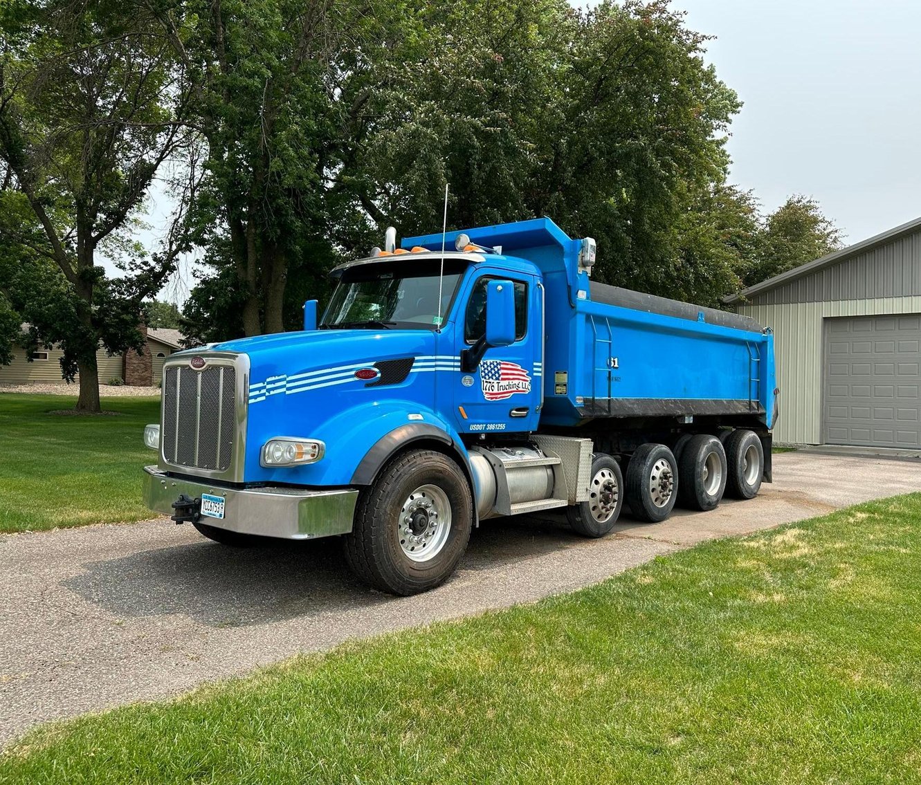 2018 Peterbilt 567 Quad Axle Dump Truck