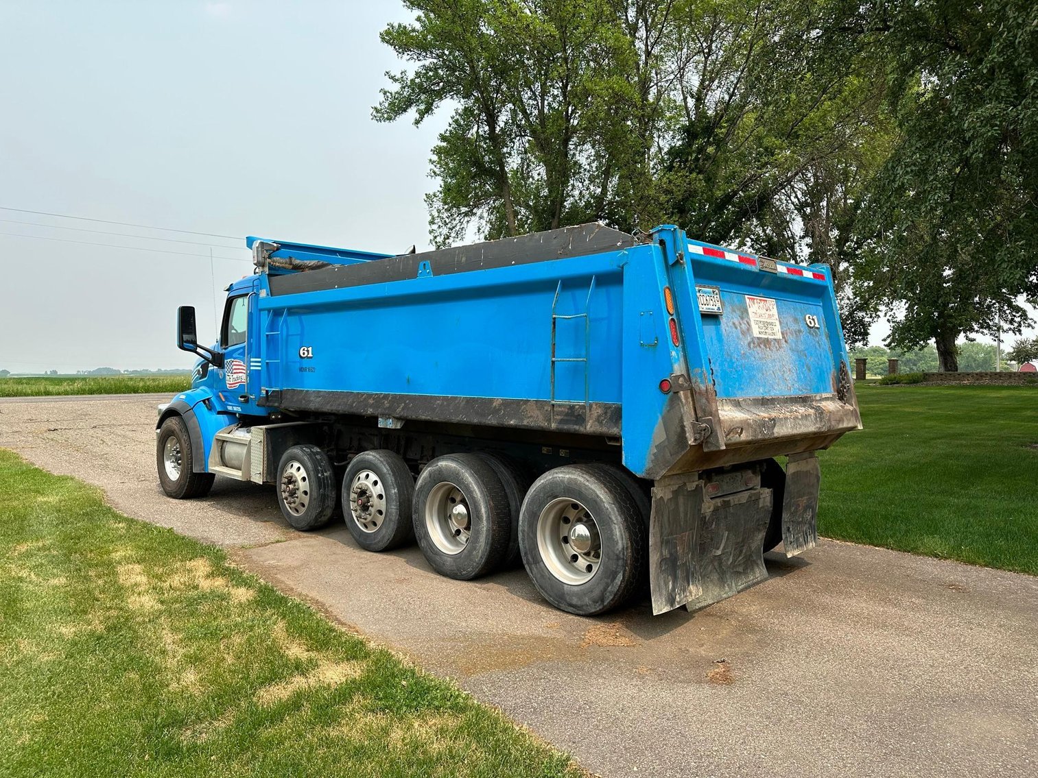 2018 Peterbilt 567 Quad Axle Dump Truck