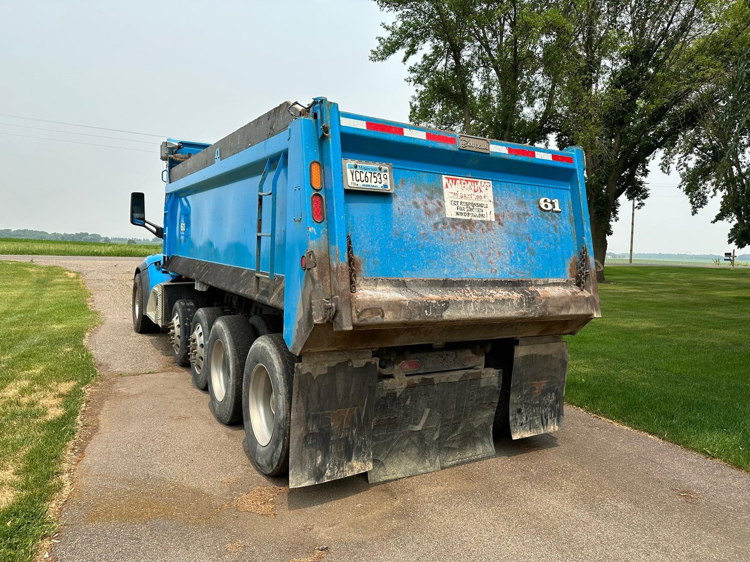 2018 Peterbilt 567 Quad Axle Dump Truck