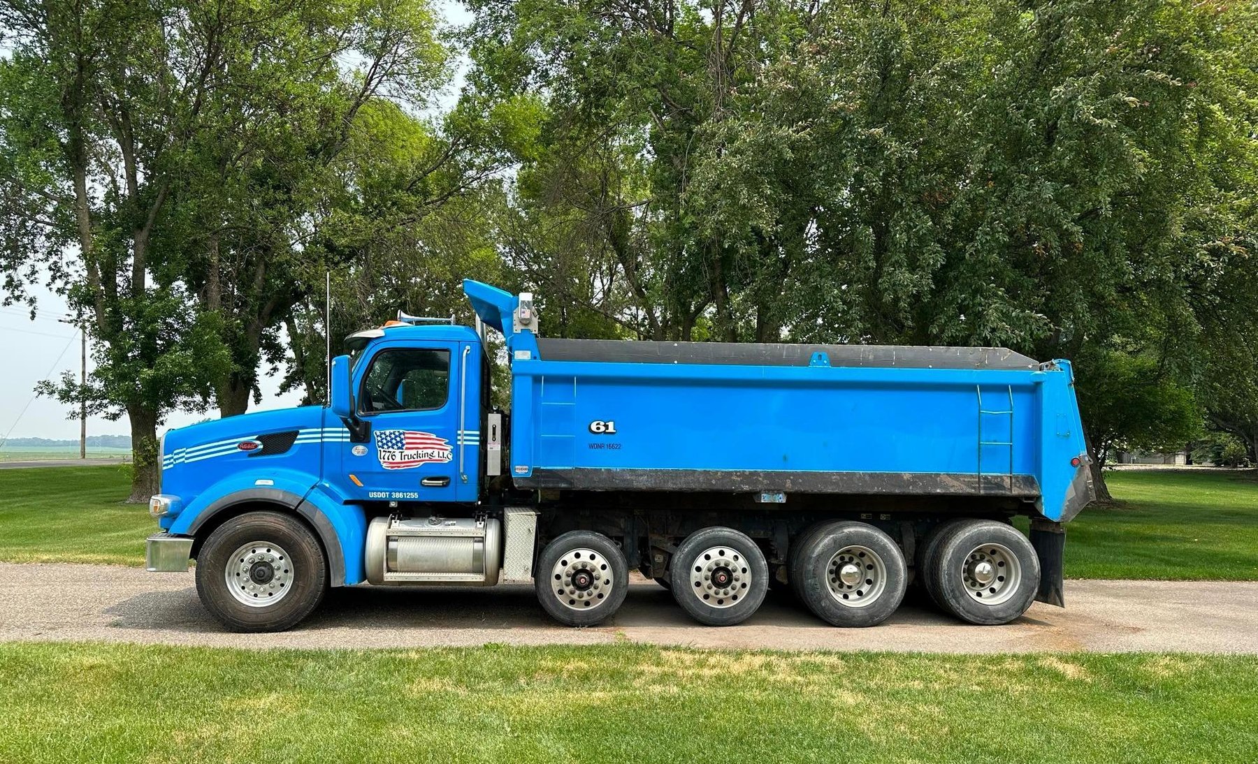 2018 Peterbilt 567 Quad Axle Dump Truck