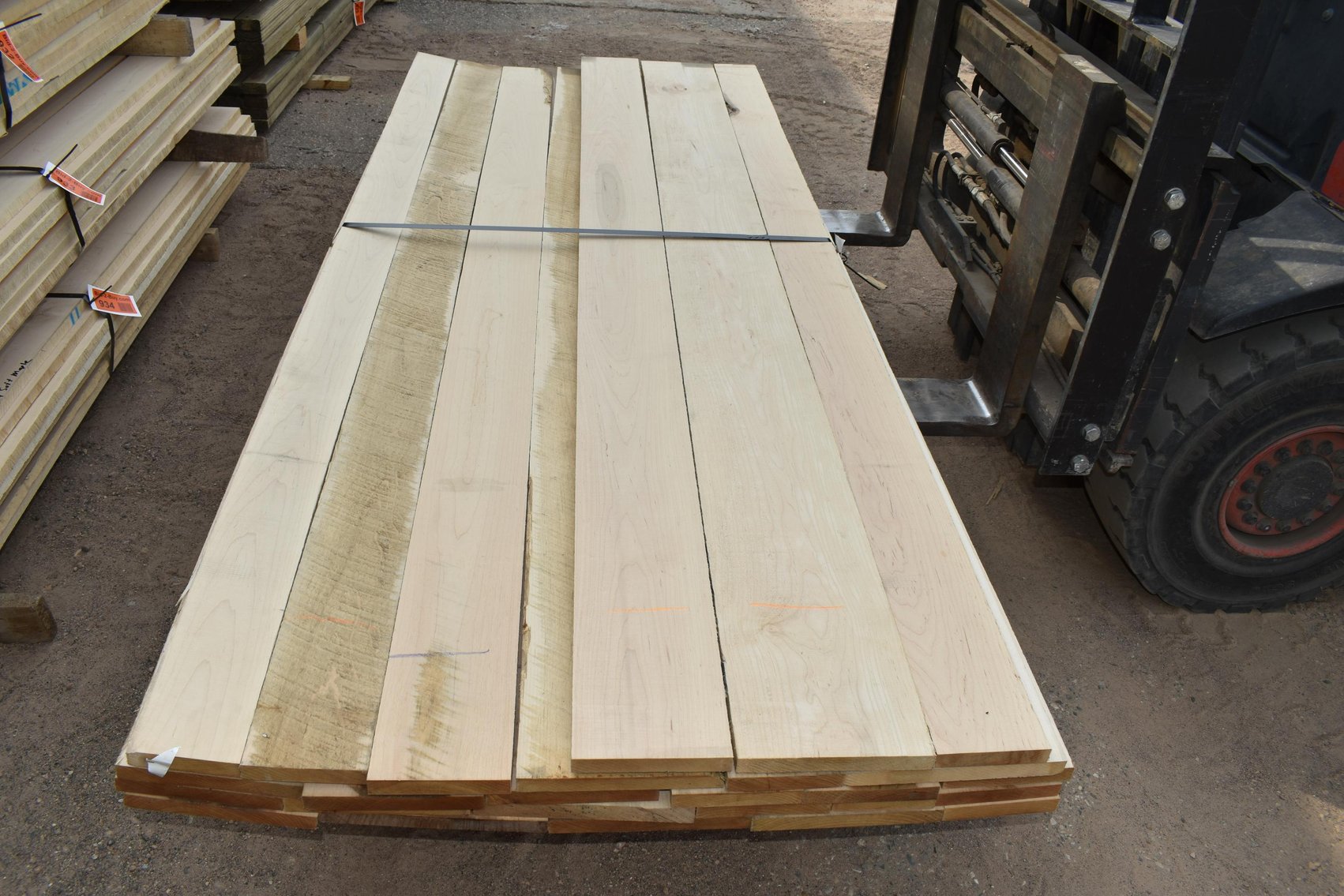 Lumber Yard Material: Shiplap, Tongue & Groove, Carpet, Shingles, Equipment