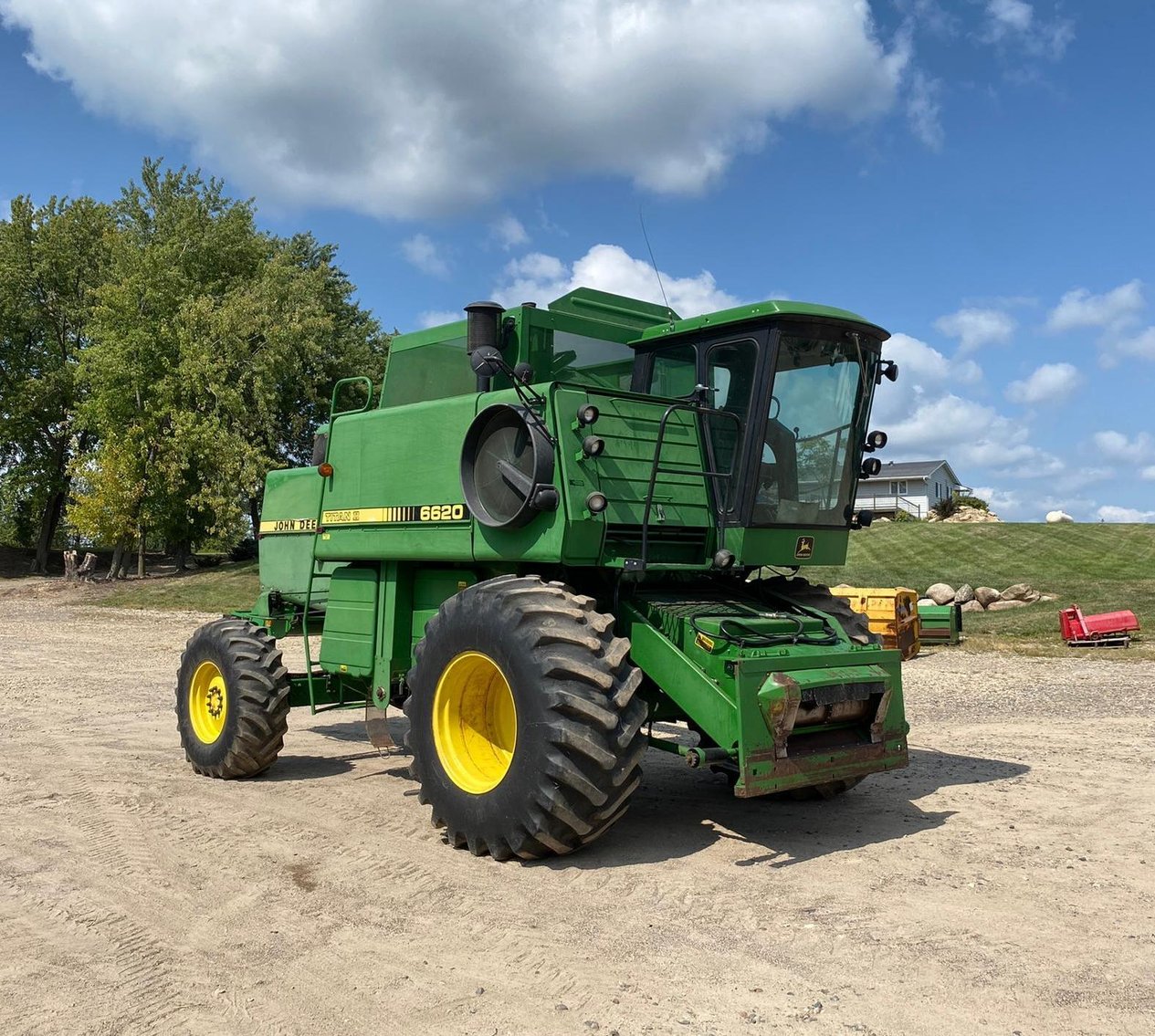 Farm Equipment, Semi Trailers, (2) Sand Spreaders