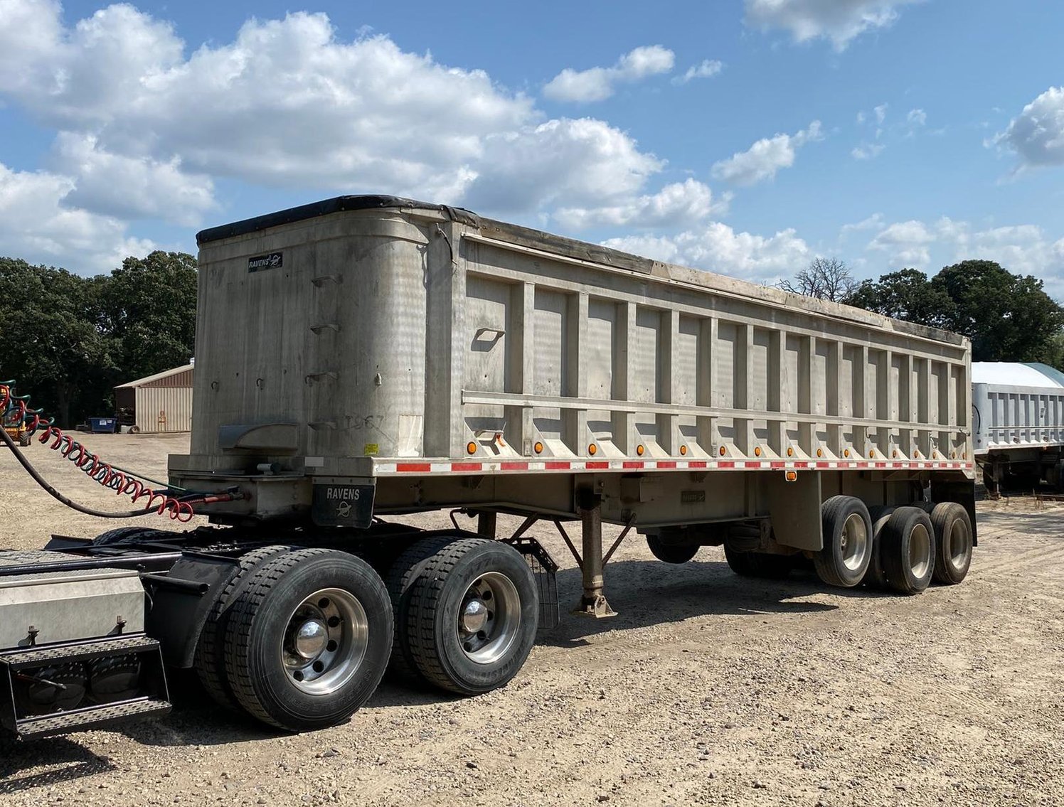 Farm Equipment, Semi Trailers, (2) Sand Spreaders