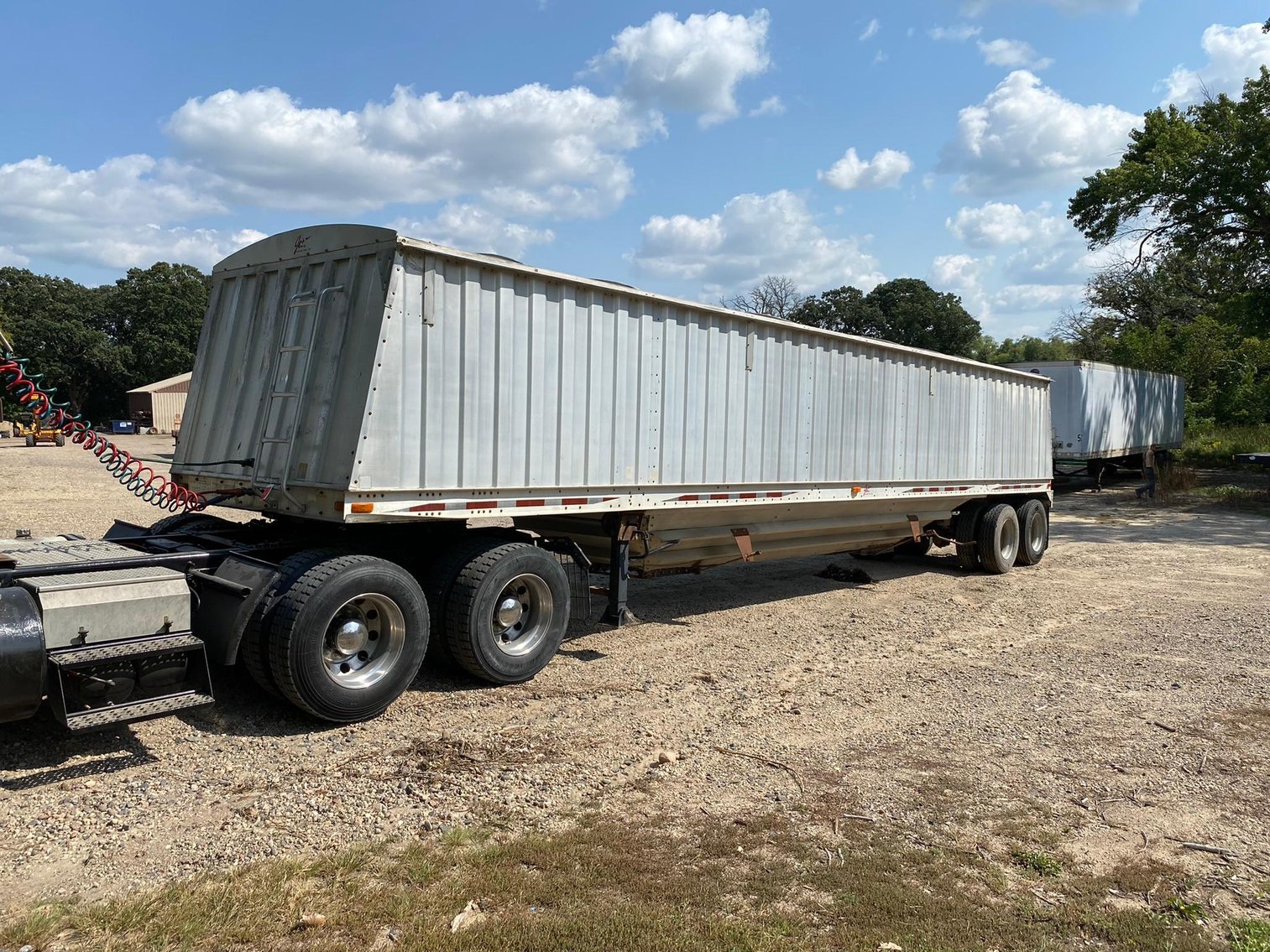 Farm Equipment, Semi Trailers, (2) Sand Spreaders