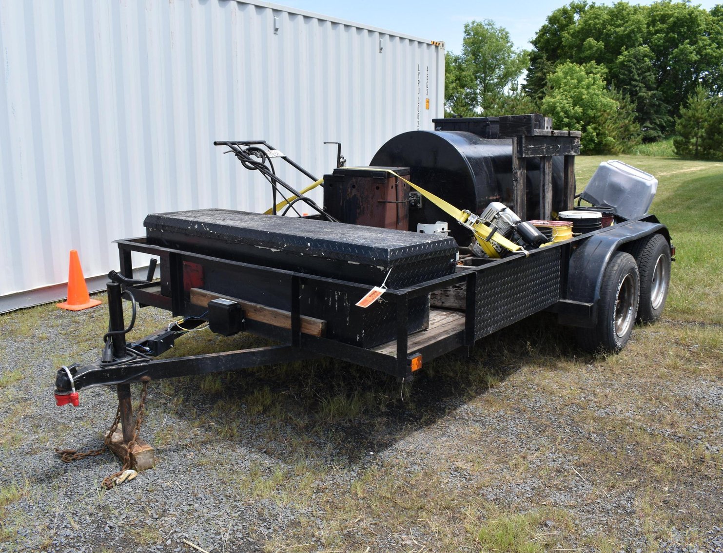 14' Tandem Axle Seal Coat Trailer