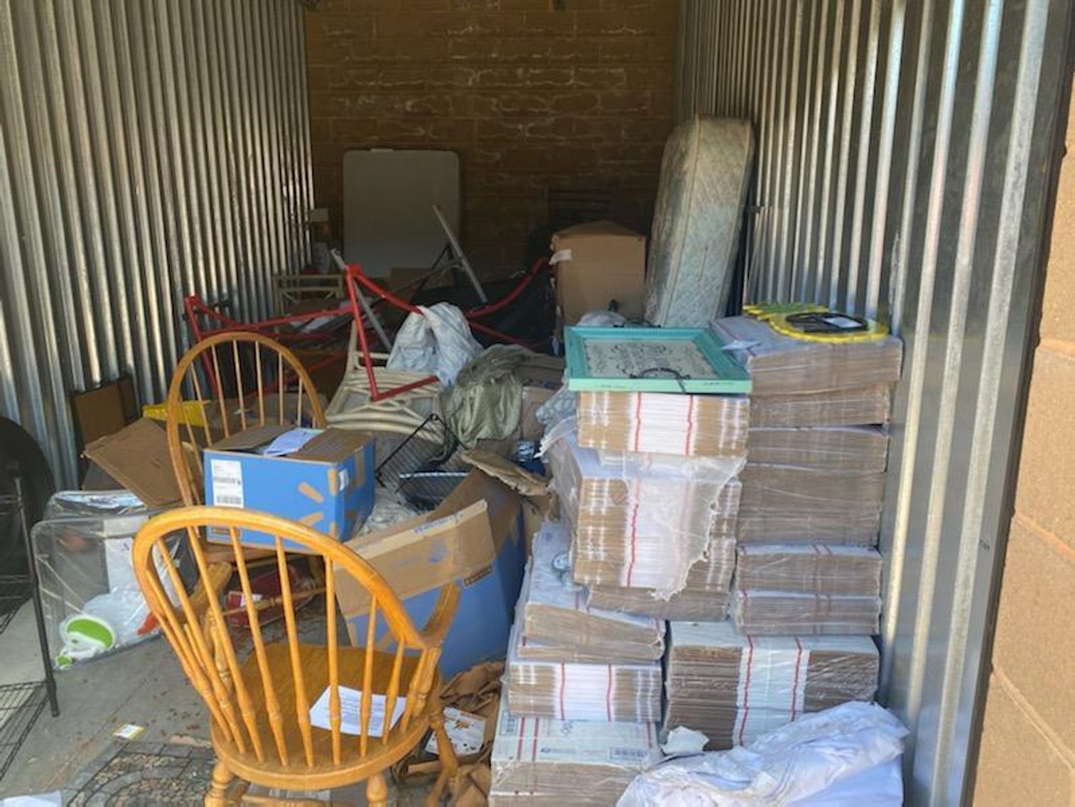 Contents of a 10X20 Storage Unit