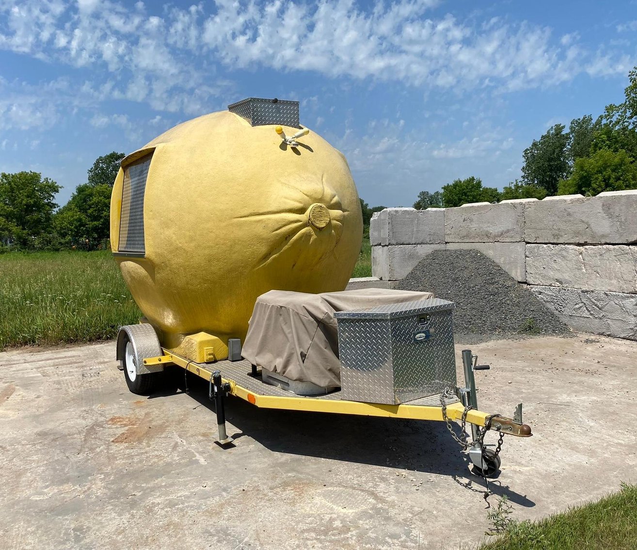 Lemon Shaped Concession Trailer