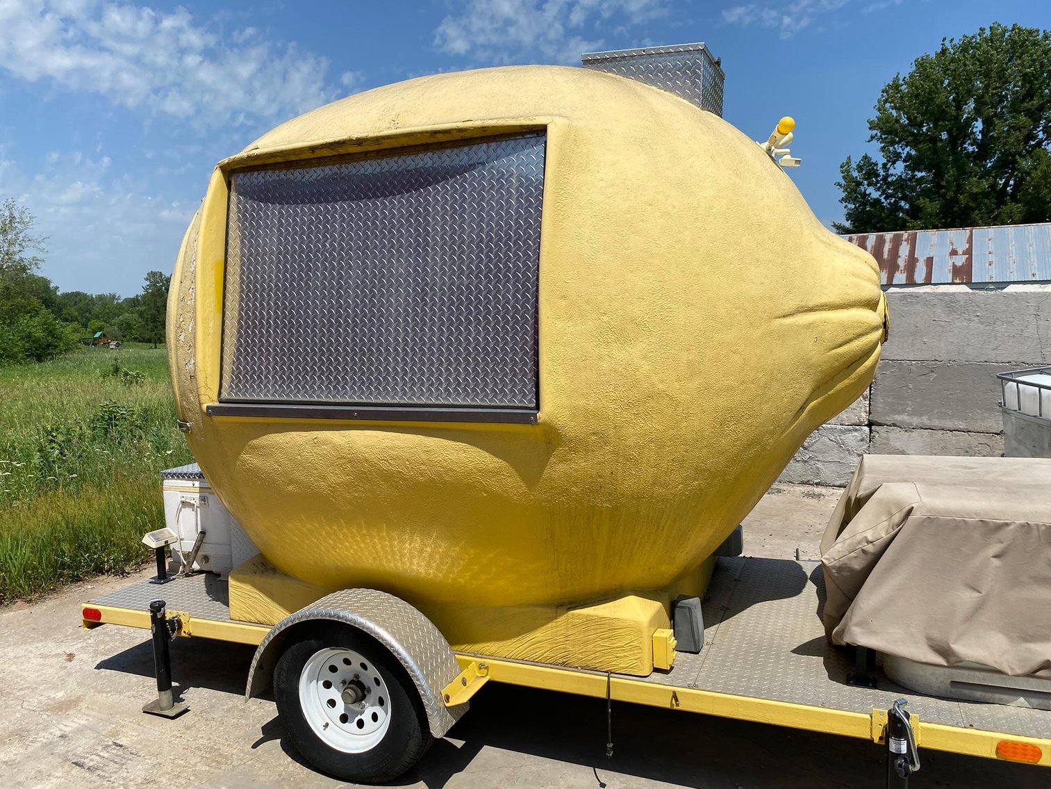 Lemon Shaped Concession Trailer