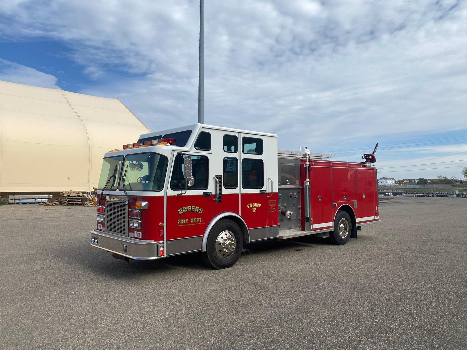 City of Rogers: 1996 Spartan Diamond Model GA41M Fire Truck