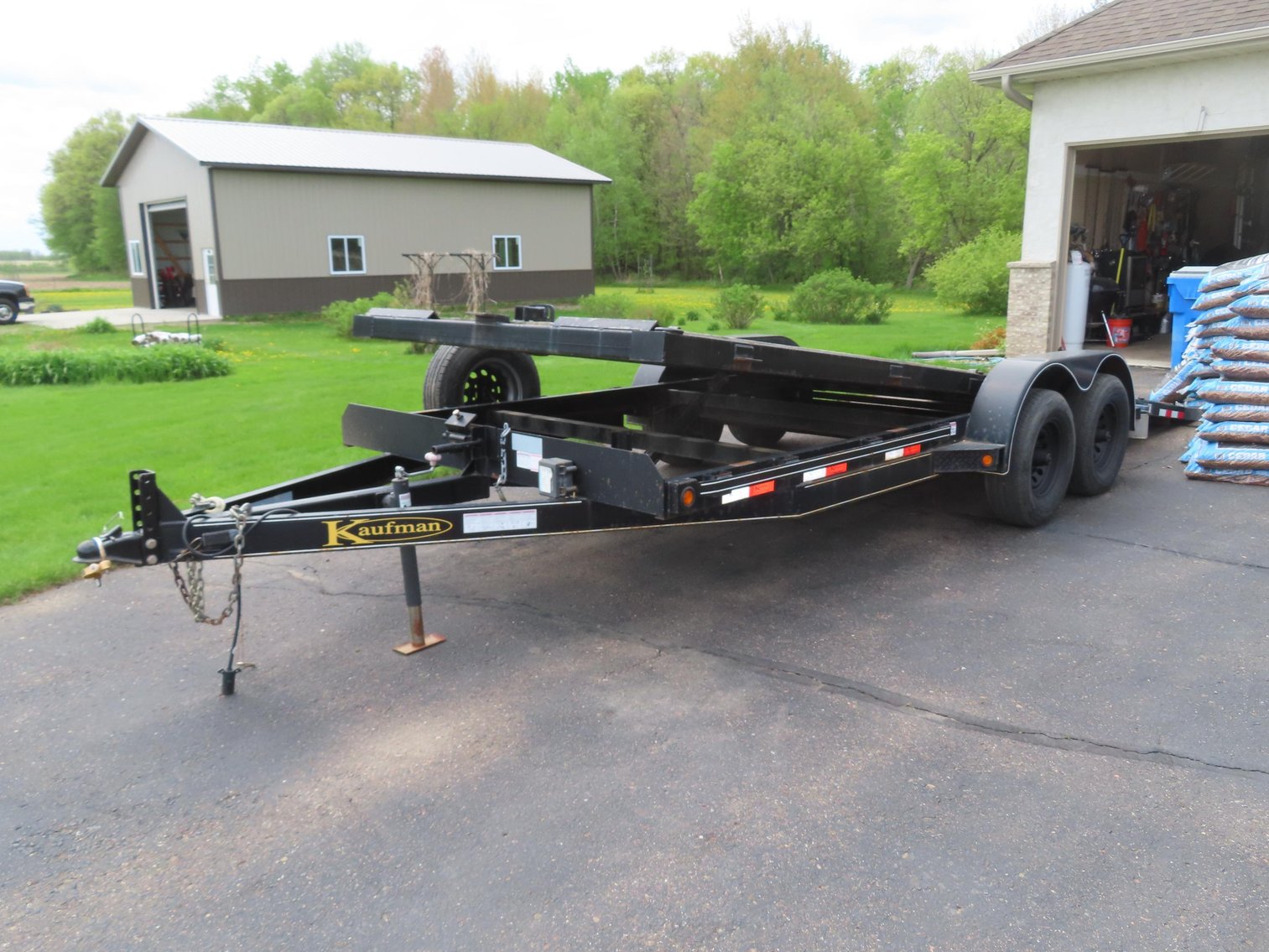 2015 Kaufman 22' 10,000 lb. Trailer, 1989 Red Chevrolet Corvette, Ammo, Watches, Lawn & Garden