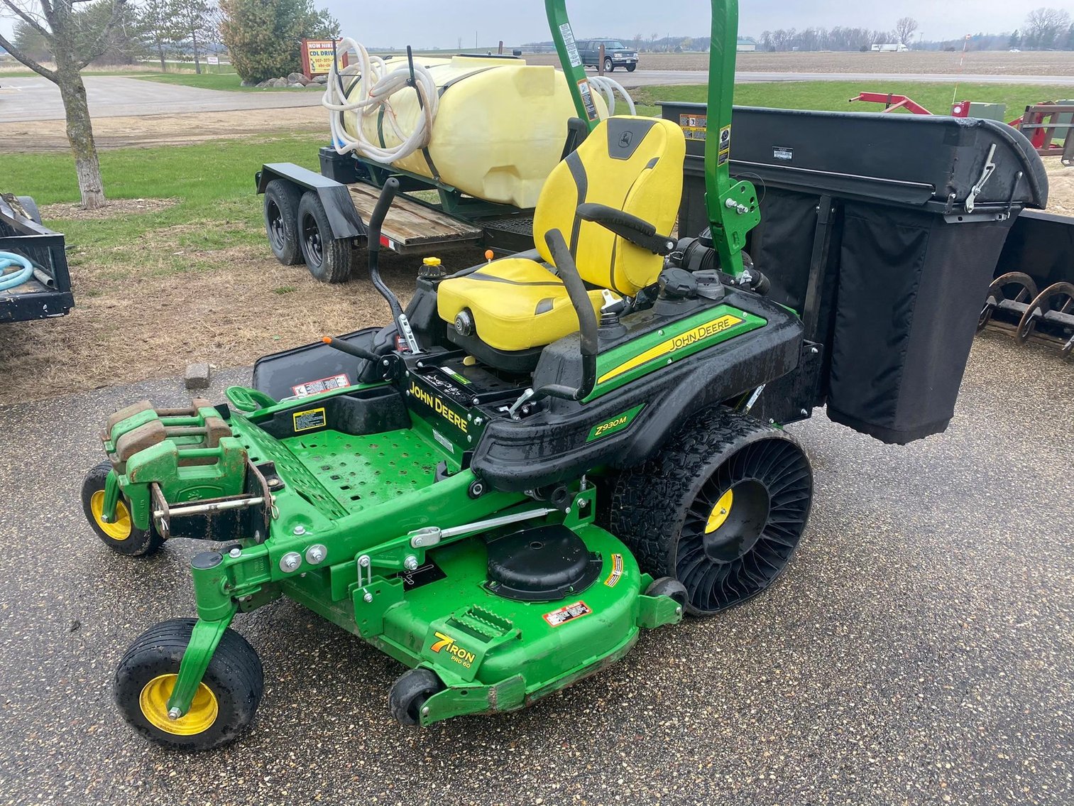 Landscaping Equipment: John Deere 4720 Tractor, Erskine 6' Front Mount Snow Blower, John Deere Z930M Zero Turn