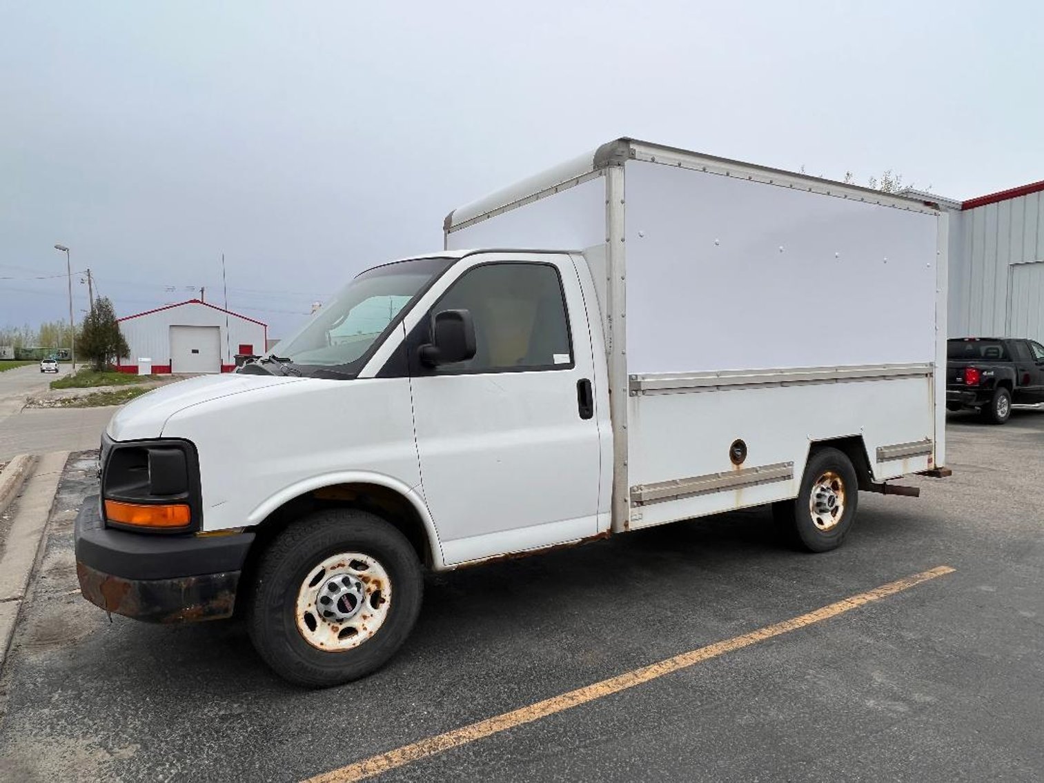 2005 GMC 3500 Cube Truck, 1998 Buick Century Custom & (3) Food Warmers