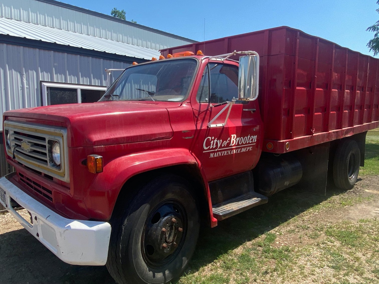 1986 Chevy C60 Grain Truck & Commercial Rotary Mower