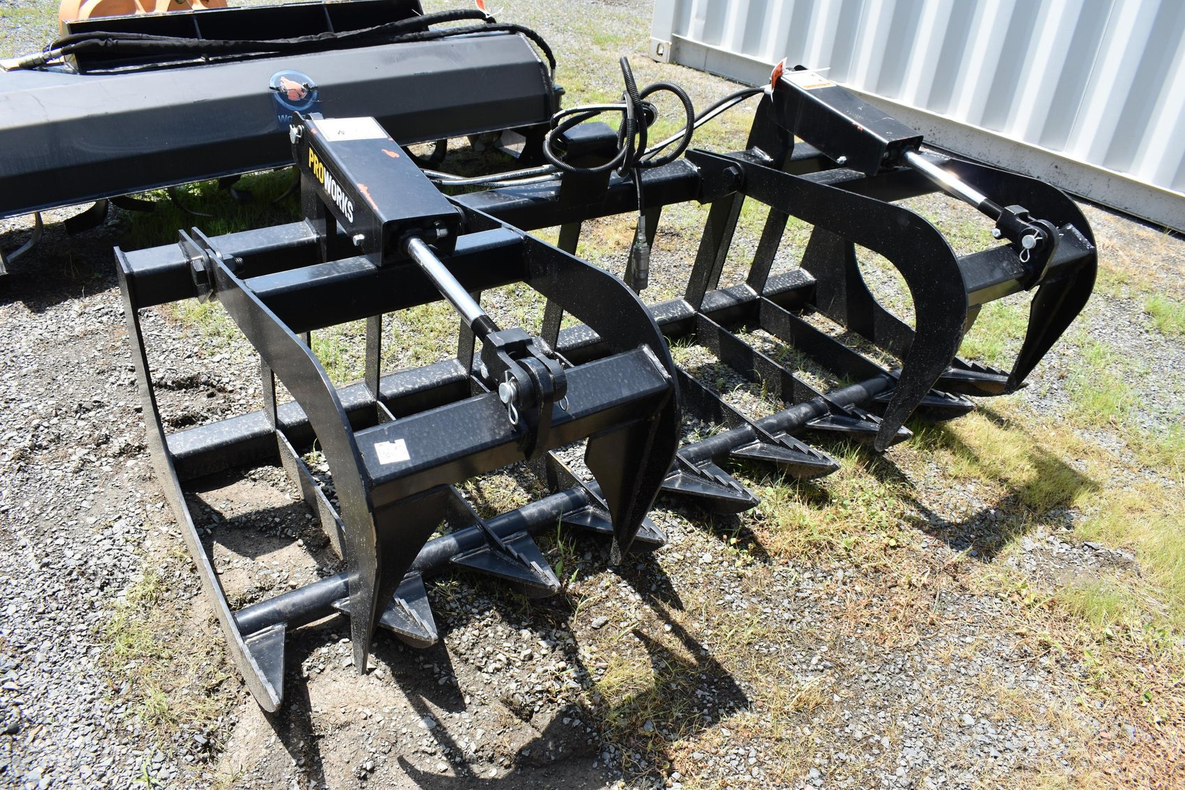 Skid Loader Attachments & 14' Seal Coat Trailer