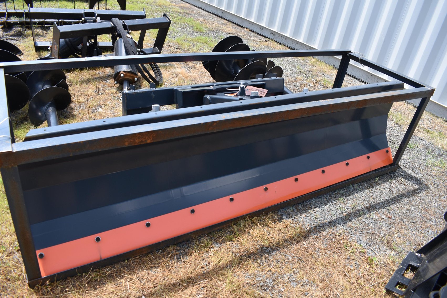 Skid Loader Attachments & 14' Seal Coat Trailer