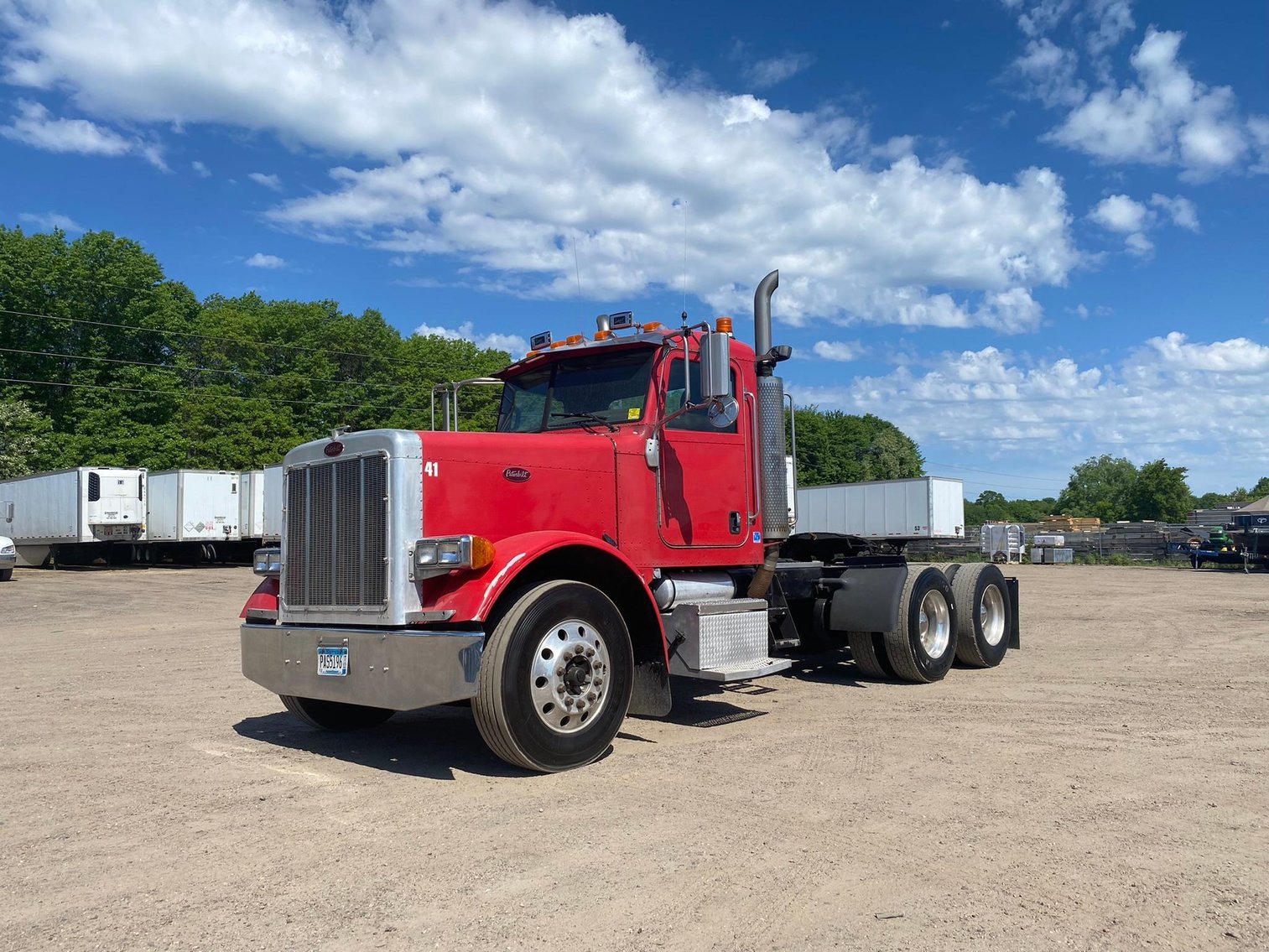 2006 & 2007 Peterbilt 379 Day Cab, 1995 Mack CL713, 2004 Load King Low Boy