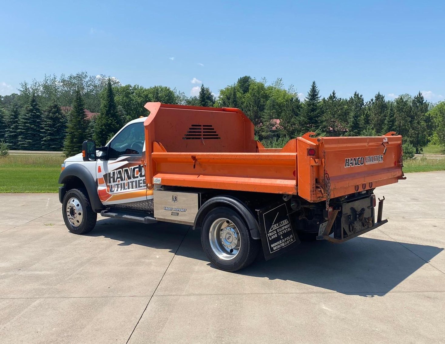 2015 Ford F-550 XLT With Contractors Dump Box