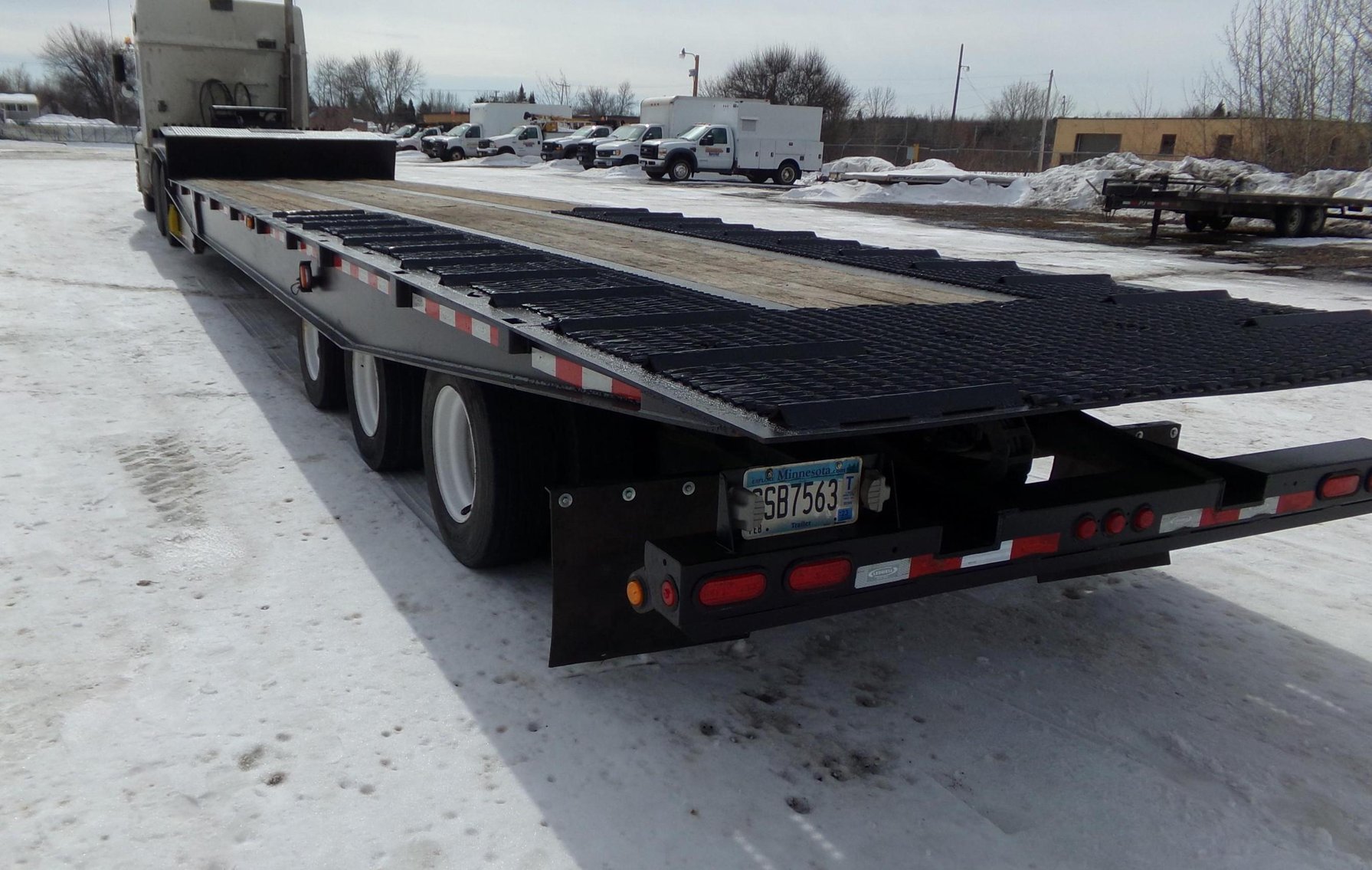 2014 Ledwell 48' Sliding Axle Tilt Bed Trailer