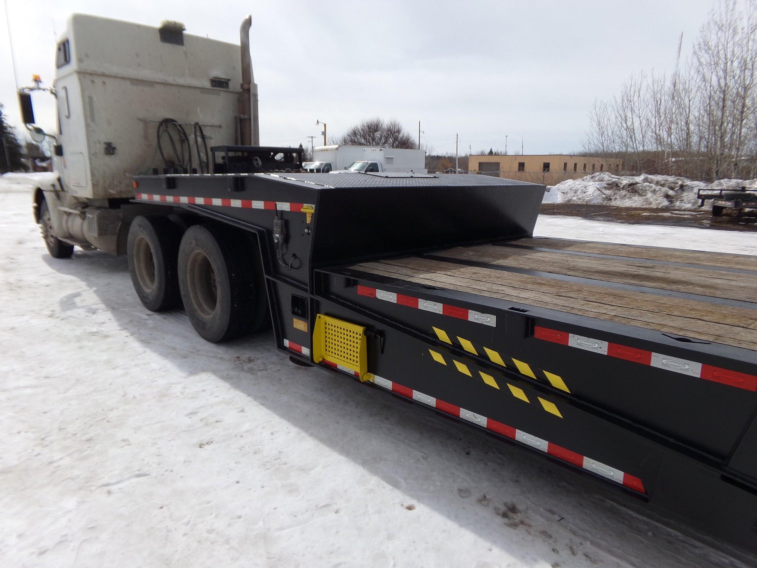 2014 Ledwell 48' Sliding Axle Tilt Bed Trailer