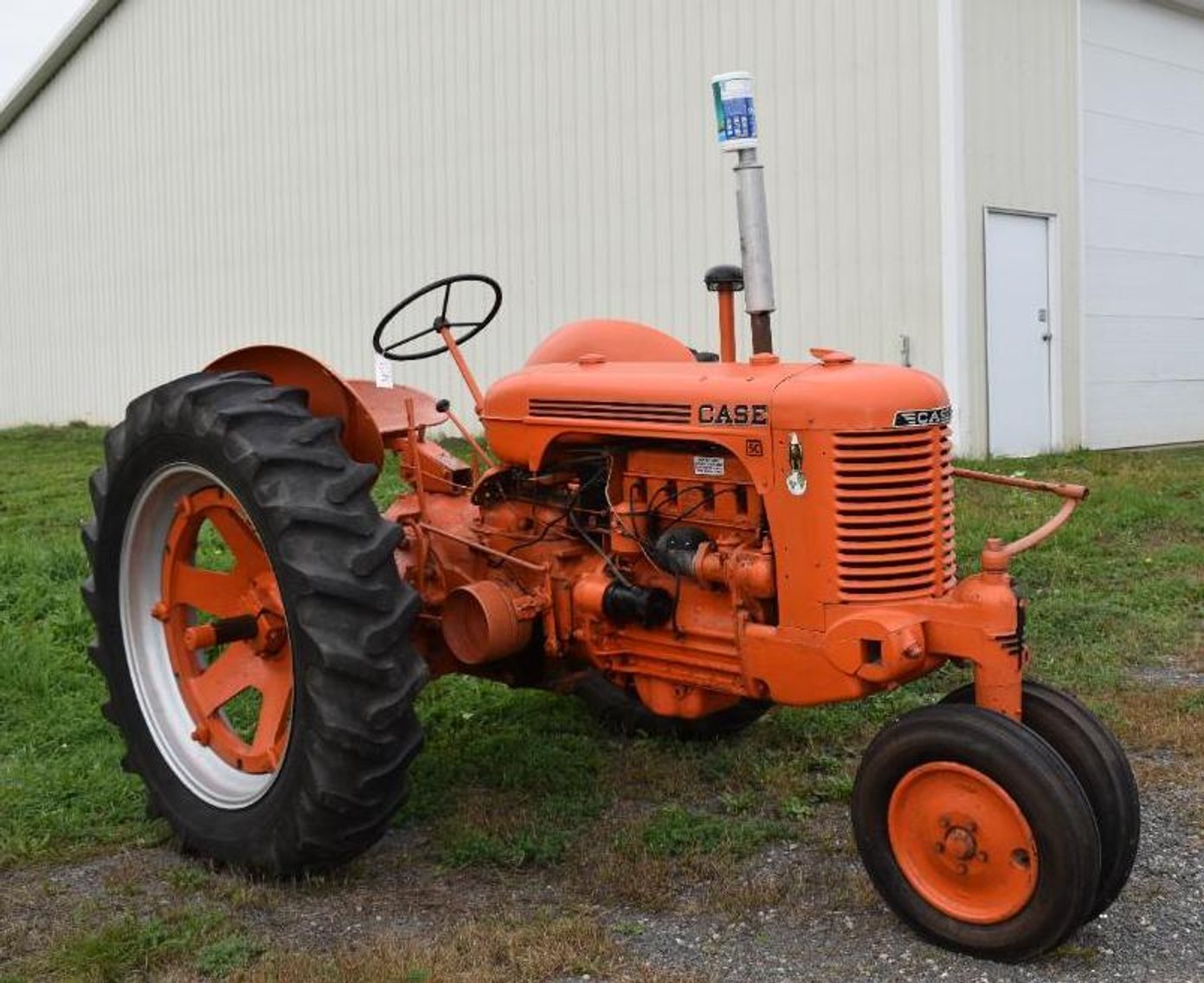 1945 Case SC Tractor, Boss 8' V-Plow, Lawn Tractors, Snowblowers, Storage Building & More