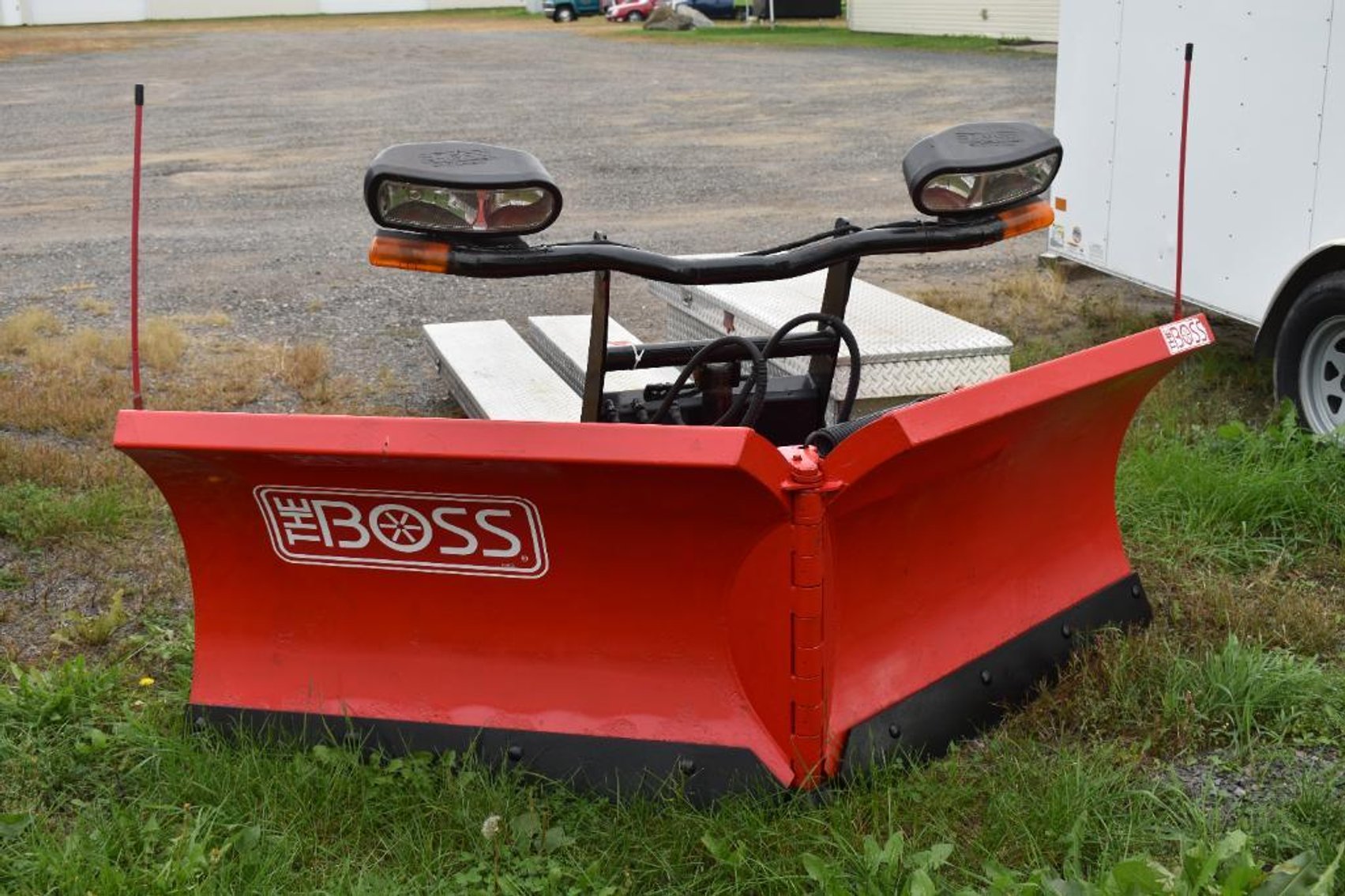 1945 Case SC Tractor, Boss 8' V-Plow, Lawn Tractors, Snowblowers, Storage Building & More