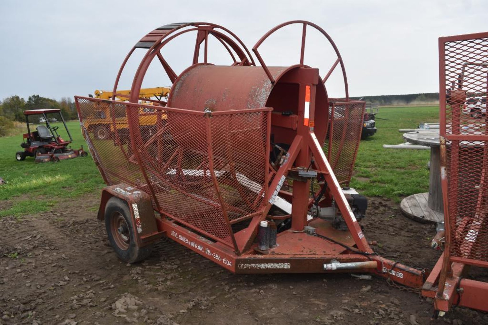 Construction Equipment: 2006 Volvo, IH Rollback, Trailers, Attachments, J-Hooks, Hayride Wagon