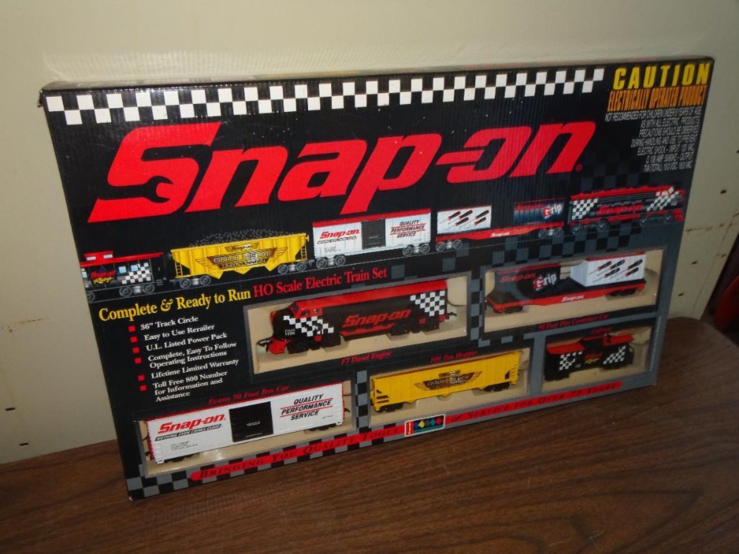 Snap On Memorabilia, Snap On Train Sets, Patio Door, Jump Packs & Tools