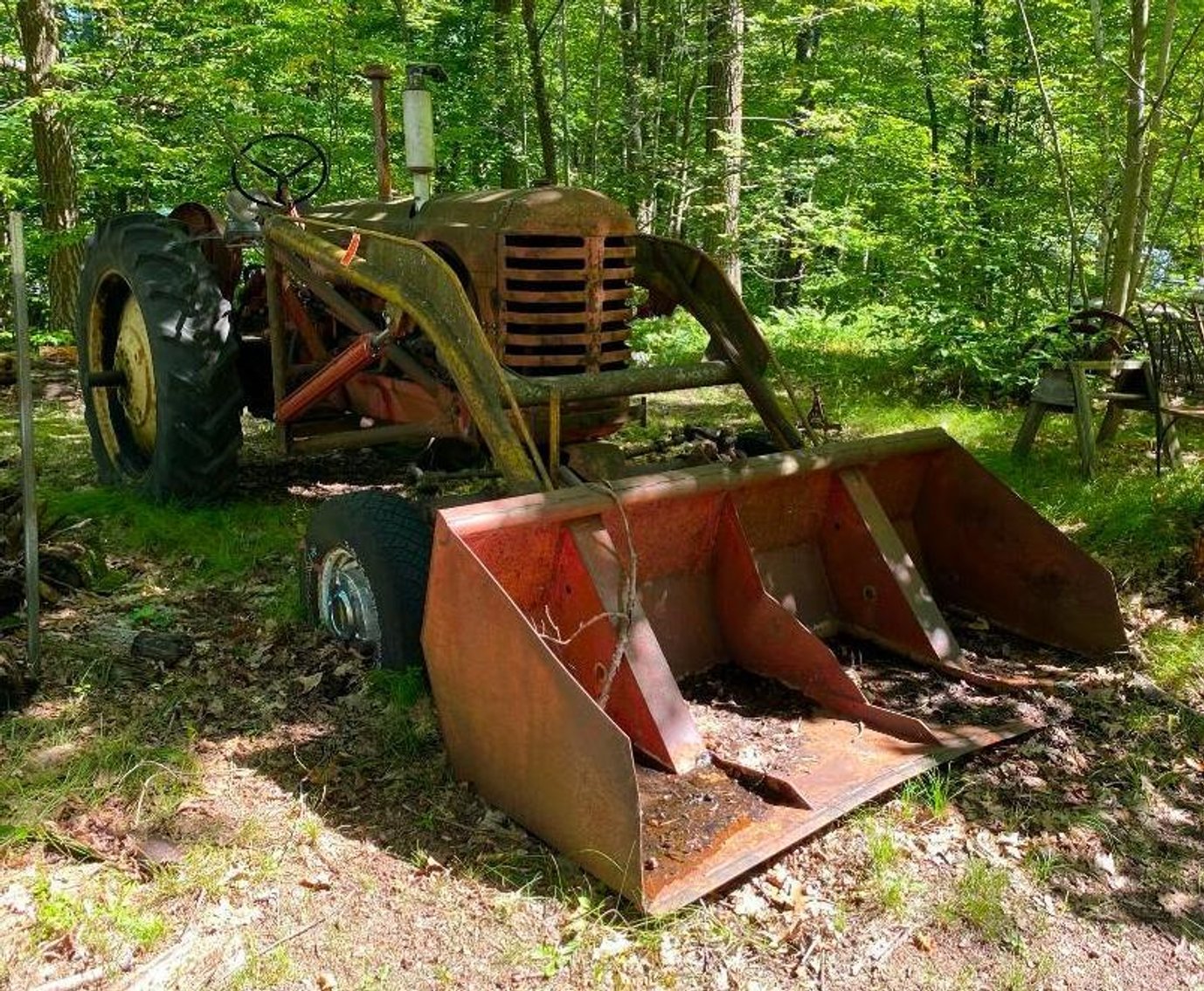 Spooner Area Estate: Massey Harris Tractor, 1957 Ford Fairlane, Tools & Toys