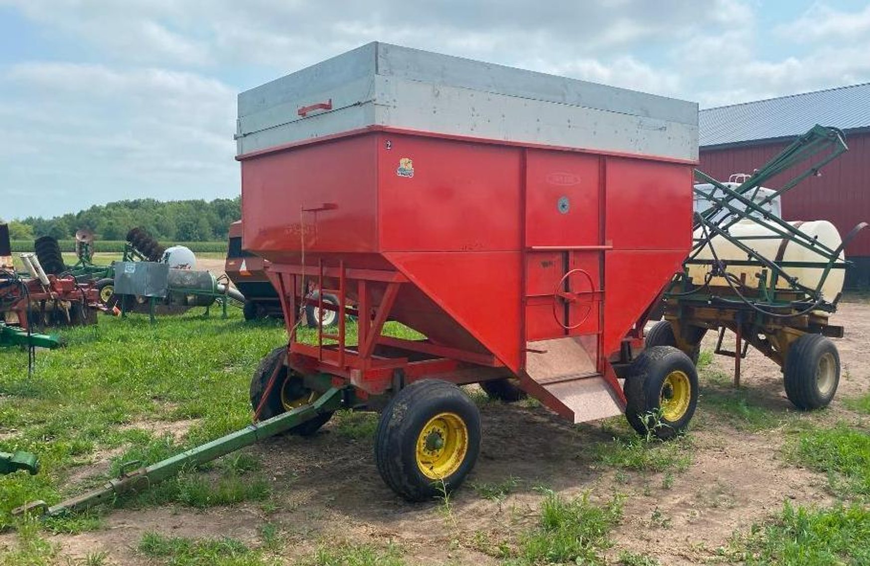 Surplus Farm Equipment, JD Plows, Gravity Box, Baler and More